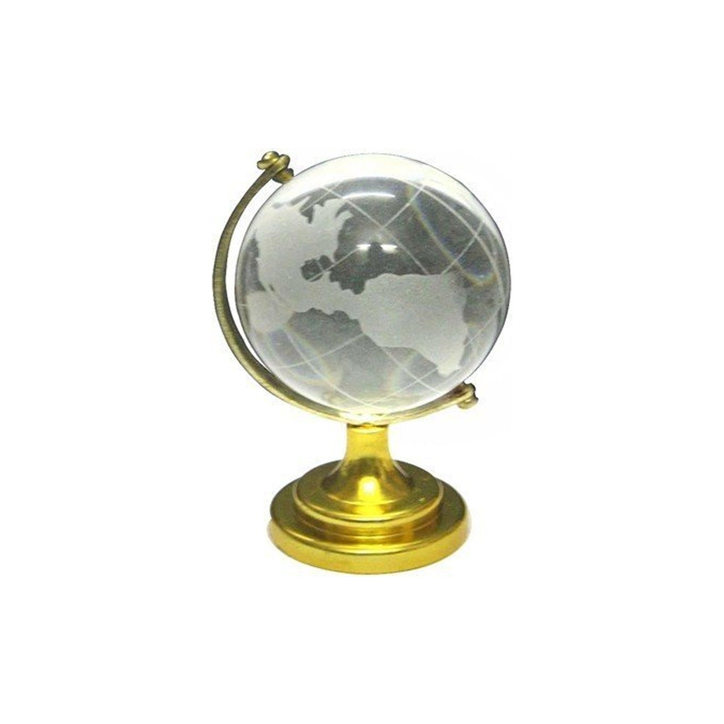 Crystal Globe  World Map 50 Mm With Golden Stand (1 Pc) - Happy Price - Image 5