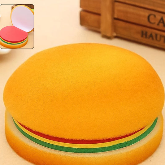 Burger Shaped Notepad  Sticky Notes  Memo Pads Unique Mini Notes (Multicolor) - Happy Price - Image 1