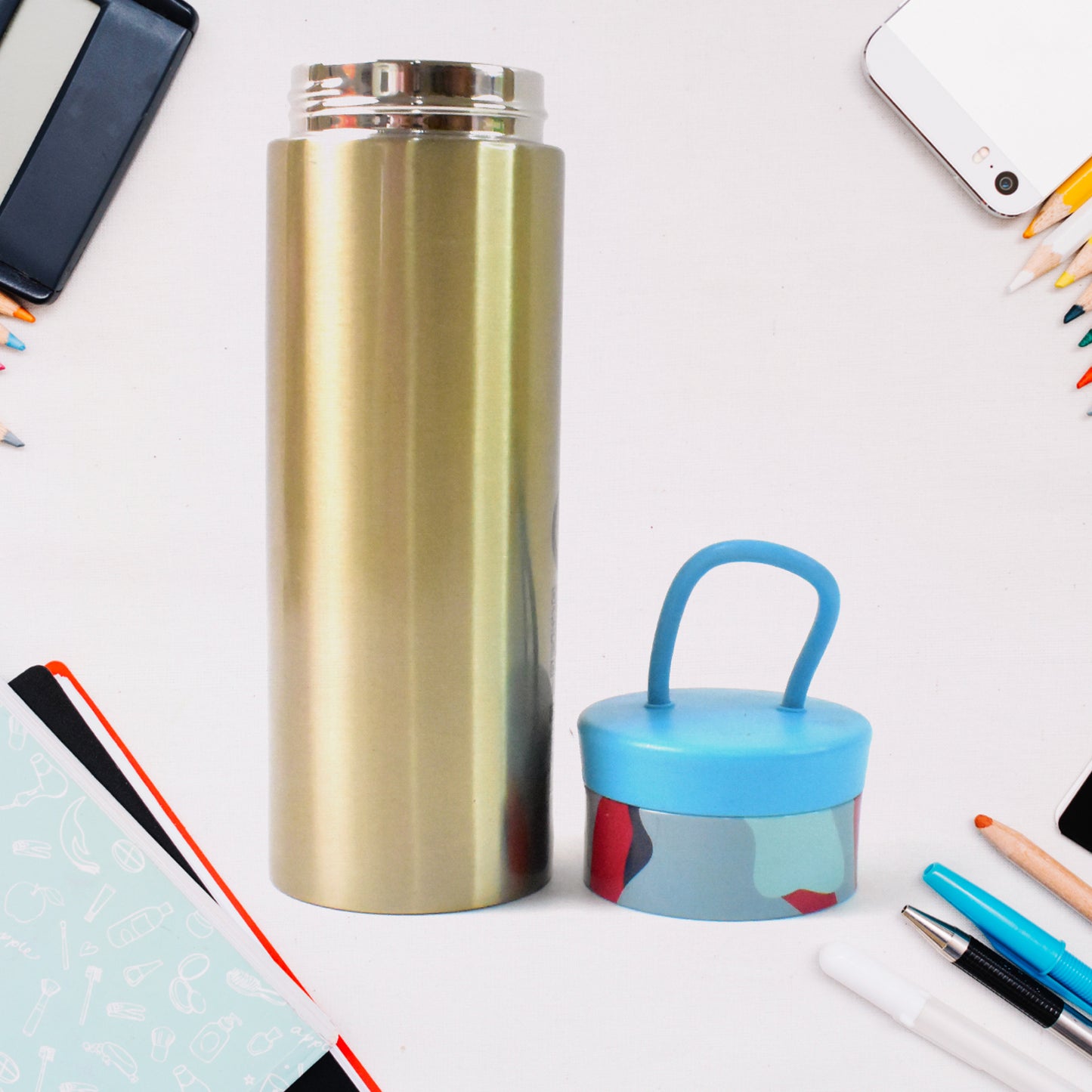 Stainless Steel Double Wall Water Bottle (300ml) - Happy Price - Image 3