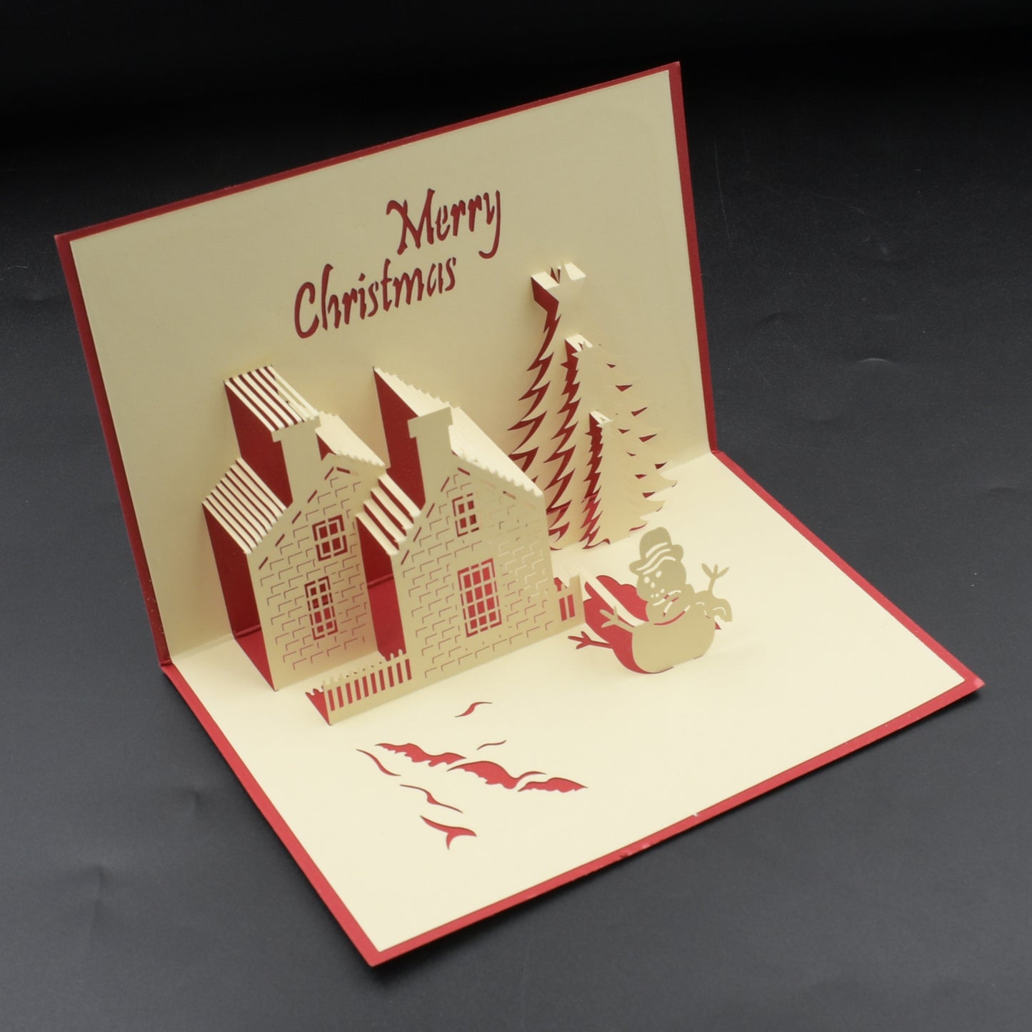 3d Paper Wish Card High Quality Paper Card All Design Card Good Wishing Card  (Birthday  Valentine  Love  Christmas Card) (1pc ) - Happy Price - Image 2