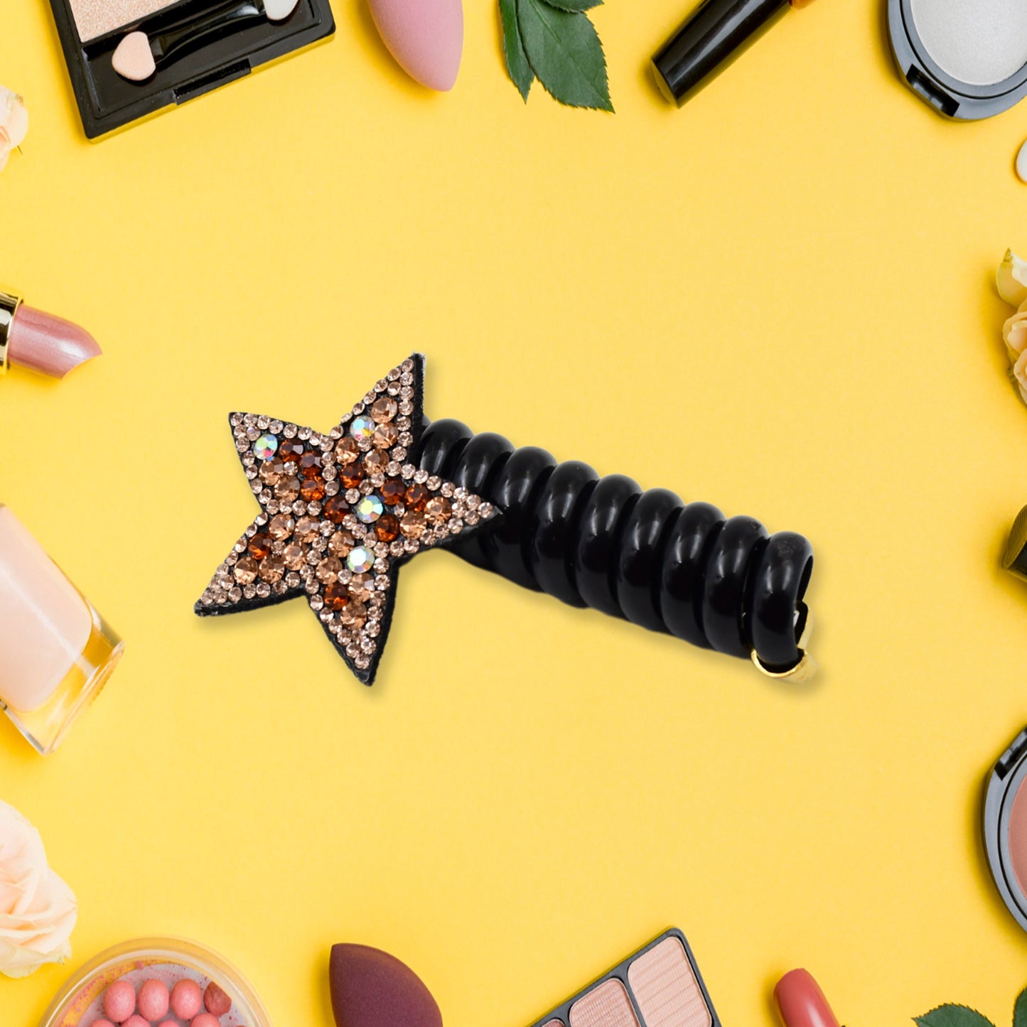 Colourful Telephone Wire Hairbands (1 Pc  Mix Design) - Happy Price - Image 2