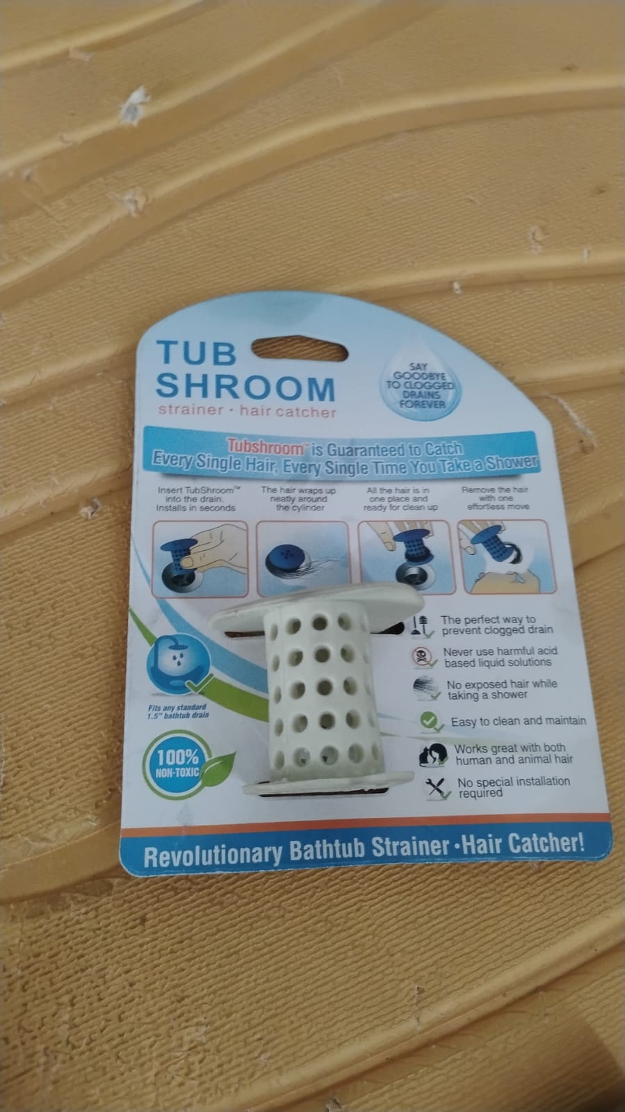 Universal Tub Drain Hair Catcher Strainer (1 Pc) - Happy Price - Image 7