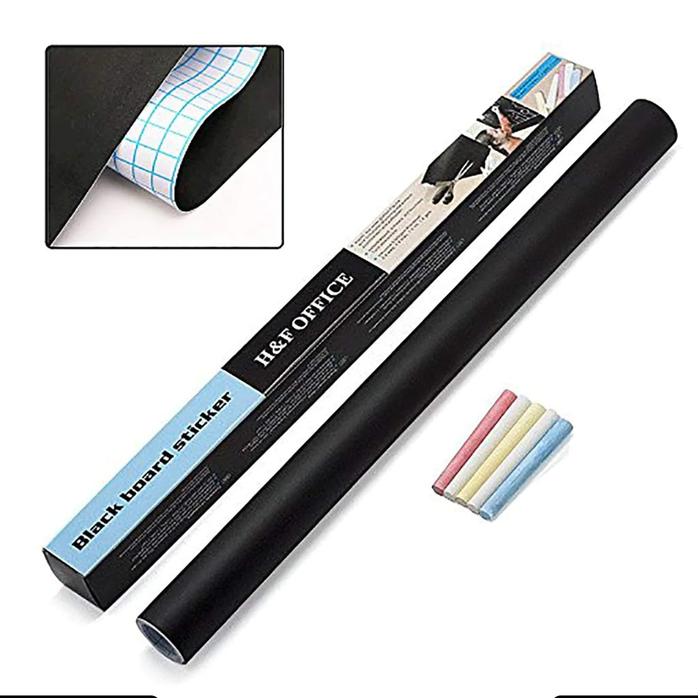 Blackboard Erasable Wall Sticker Chalkboard Sticker Removable Blackboard Wall Stickers Mural For Kids Room - Happy Price - Image 1