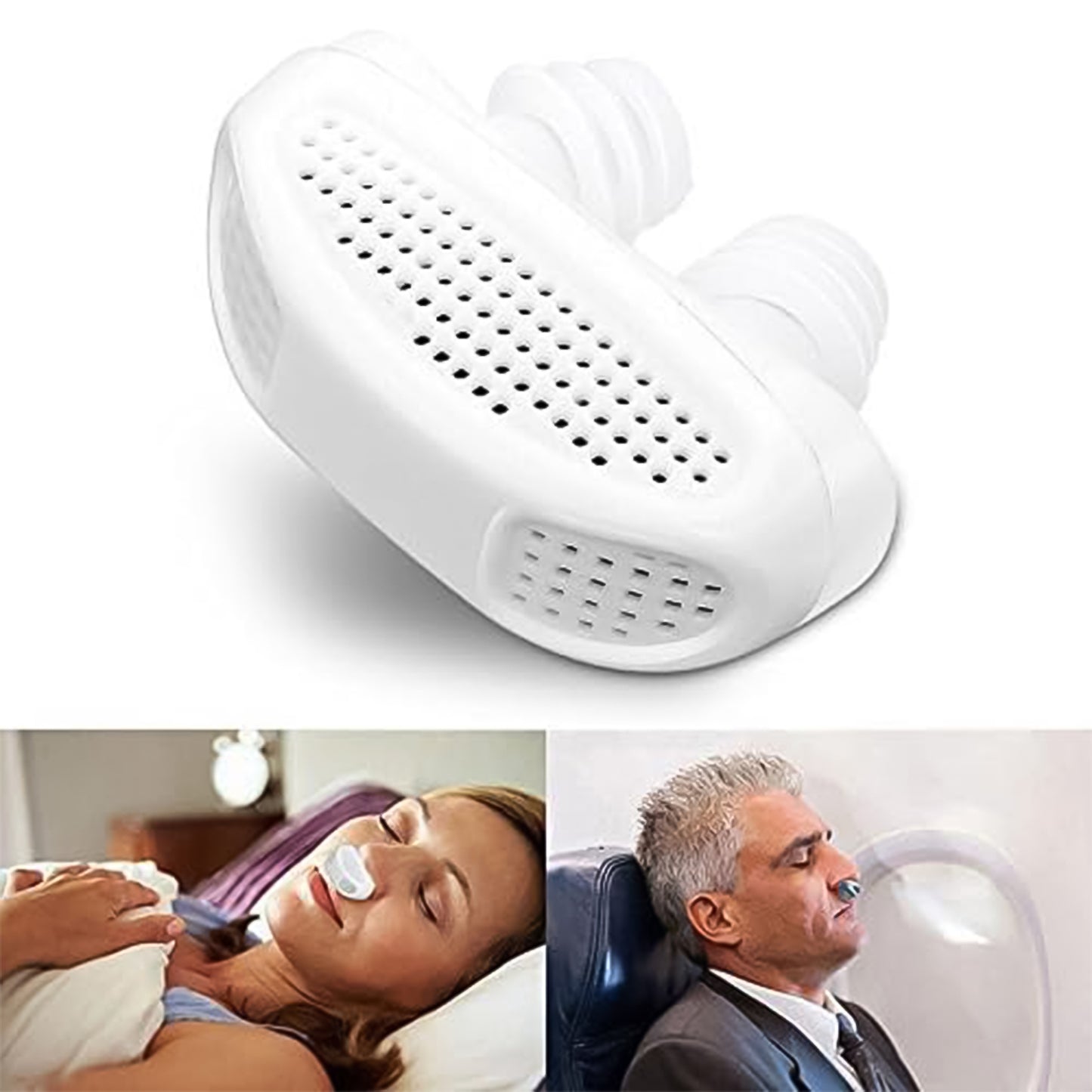 2 In 1 Anti Snoring And Air Purifier Nose Clip Anti Snoring Device (1 Pc  With Plastic Case) - Happy Price - Image 3