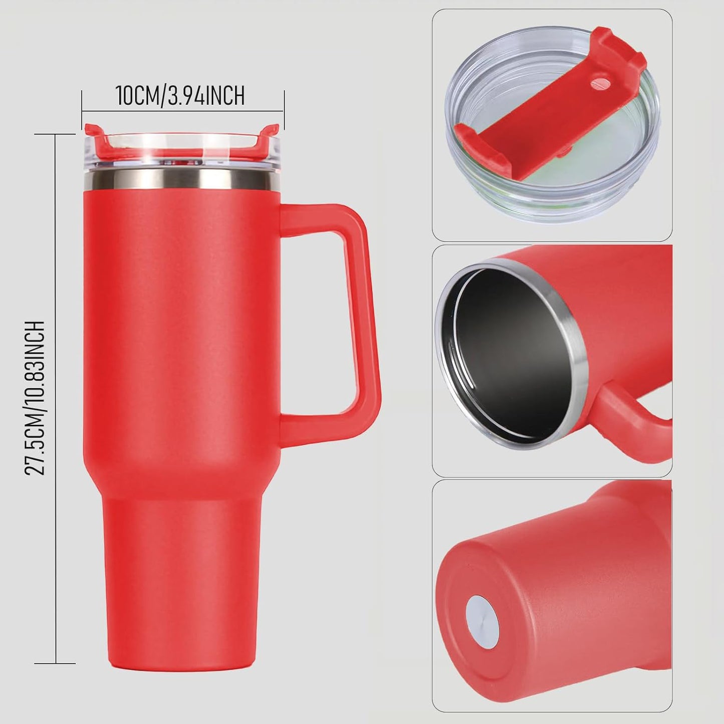 Extra Large Insulated Travel Mug (1200ml - 1 Pc) - Happy Price - Image 6