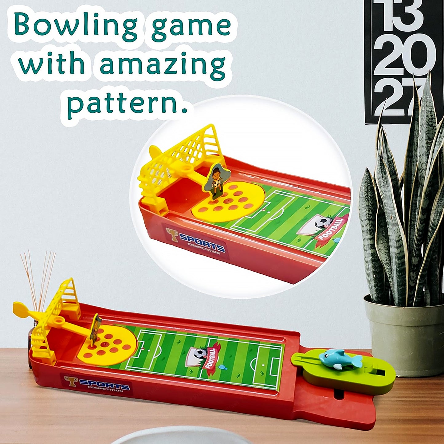 Mini Table Top Finger Football Game For Kids-desktop Game For Kids Adults Fun Indoor Finger Bowling Game For Boys Girls Family Board Game - Happy Price - Image 3