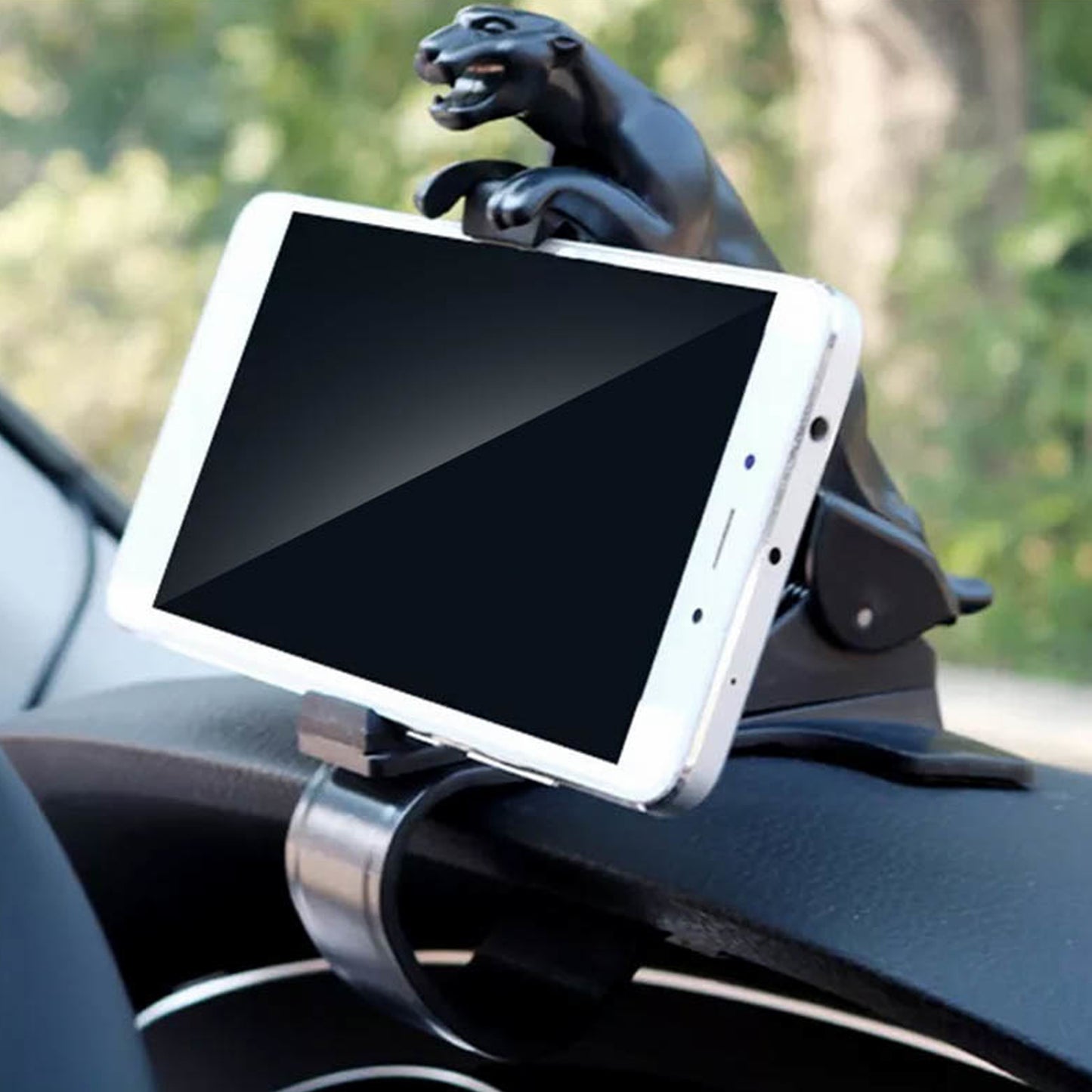 Jaguar Leopard Shape Plastic Phone Clip Mobile Phone Holder For Car Use - Happy Price - Image 3