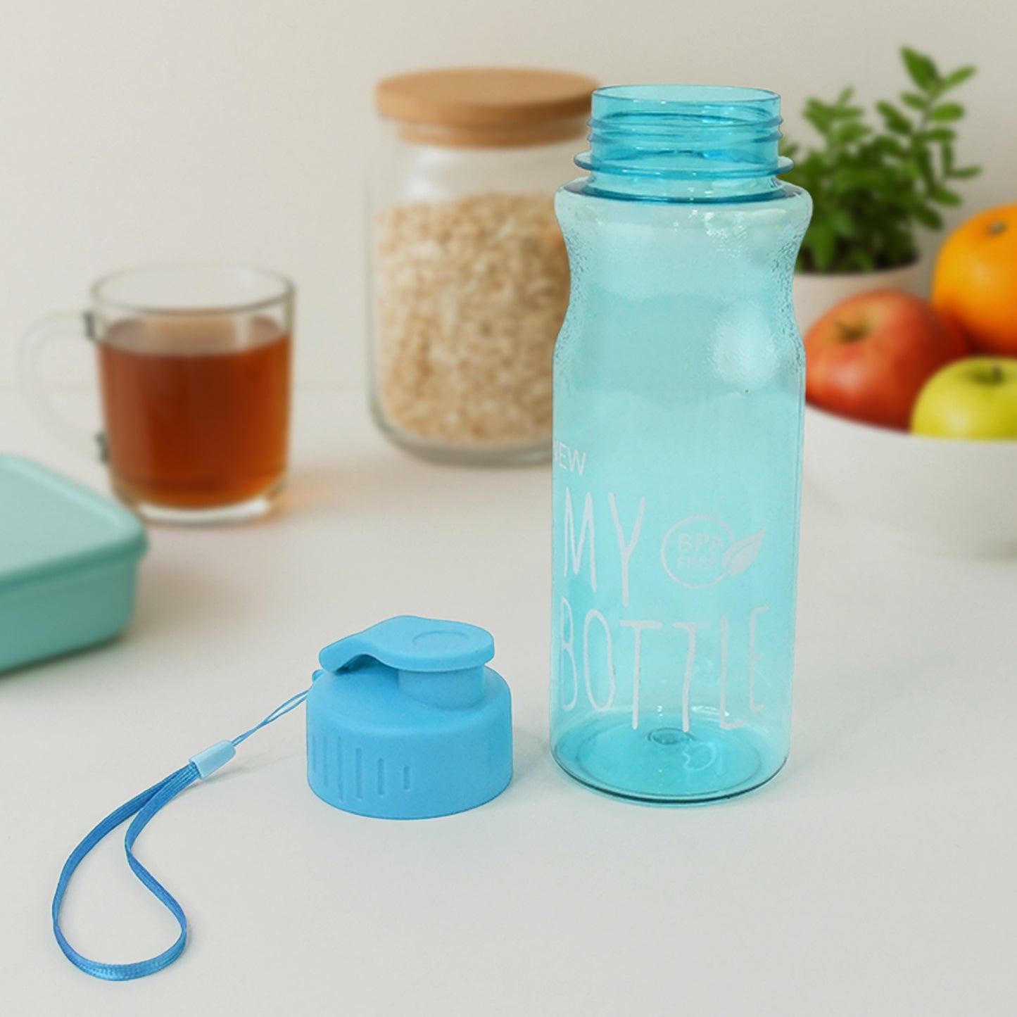 Bpa-free Plastic Sports Water Bottle (Approx. 400 Ml  1 Pc) - Happy Price - Image 4