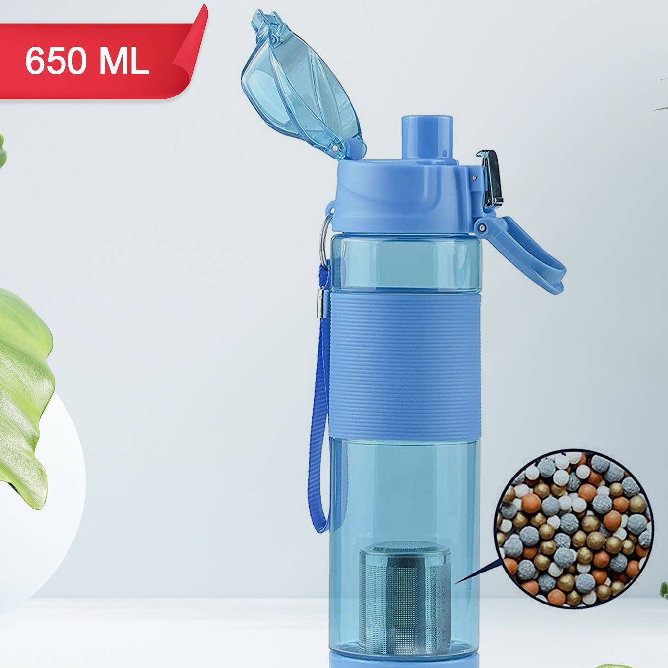 Alkaline Water Bottle With Food Grade Plastic Stylish And Portable - Happy Price - Image 1