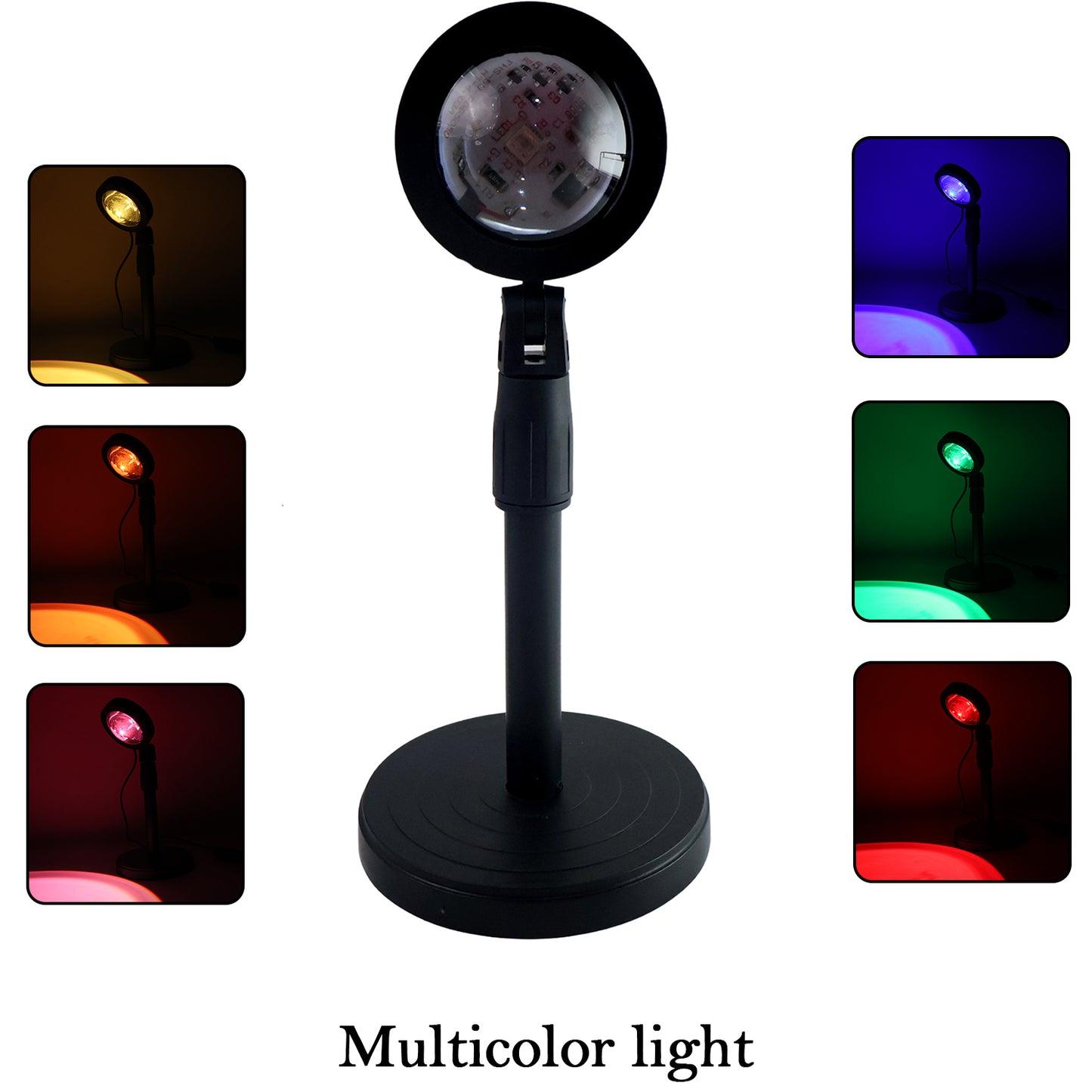 4 Colors Sunset Lamp Sunset Projection Lamp Led Night Lights - Happy Price - Image 3