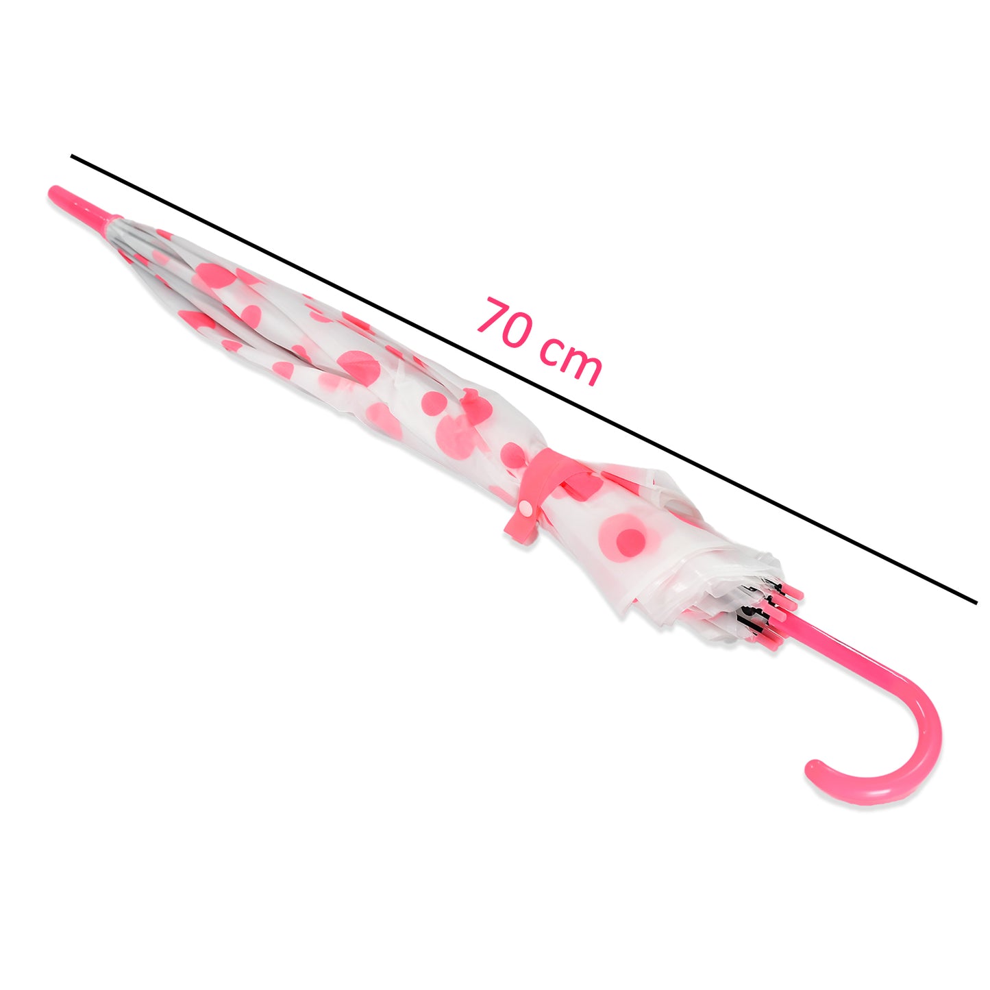 Dot Printed Umbrella For Men And Women Multicolor - Happy Price - Image 4