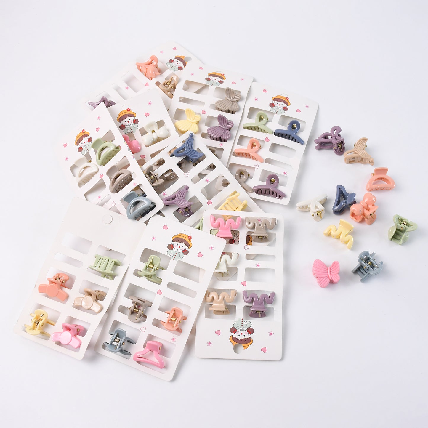 Hair Clips For Girls Kids Hair Accessories (6 Pcs Set) - Happy Price - Image 5