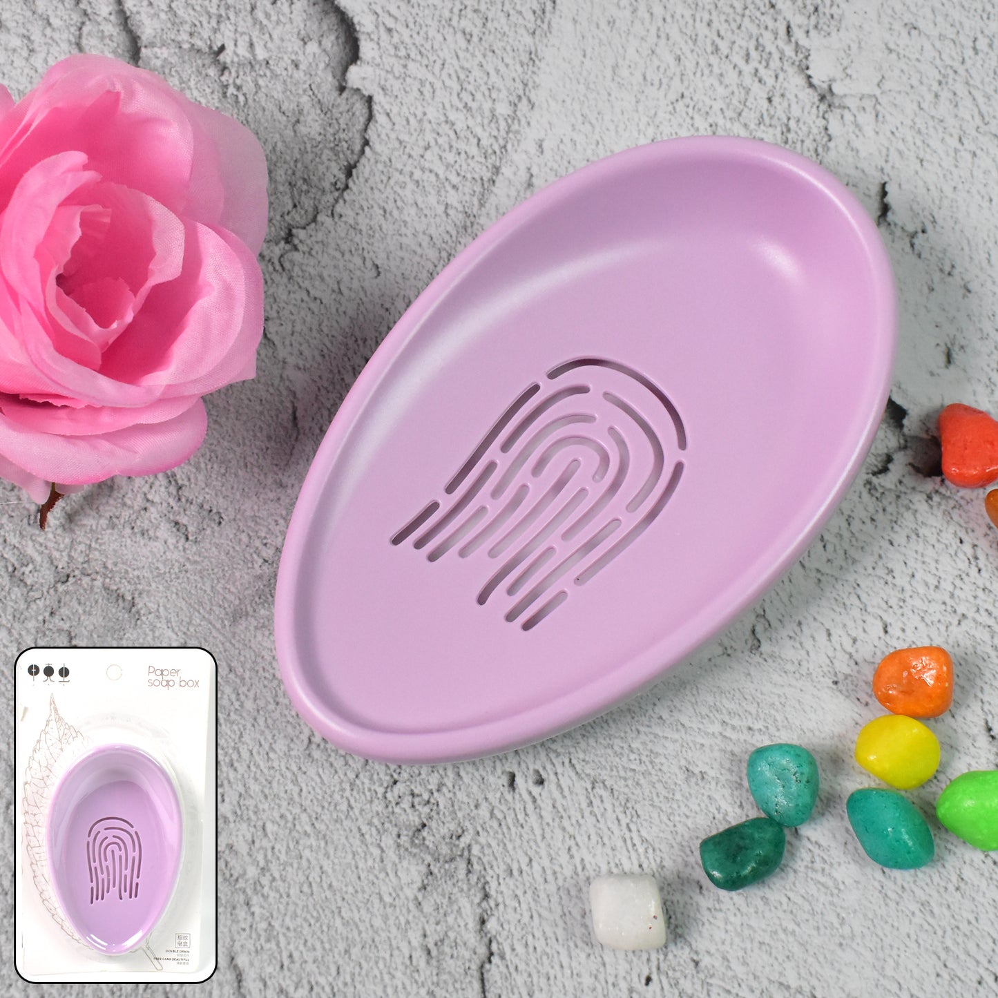 Plastic Soap Dish With Drain Soap Holder Double-layer (1 Pc) - Happy Price - Image 2