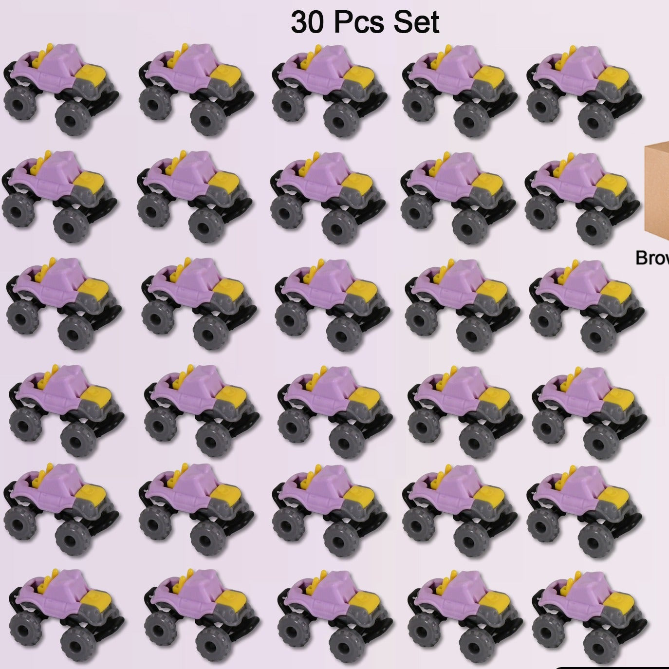 Mini Monster Trucks Friction Powered Cars For Kids Big Plastic Tires Baby Boys Super Cars Blaze Truck For Kids Gifts Toys - Happy Price - Image 1