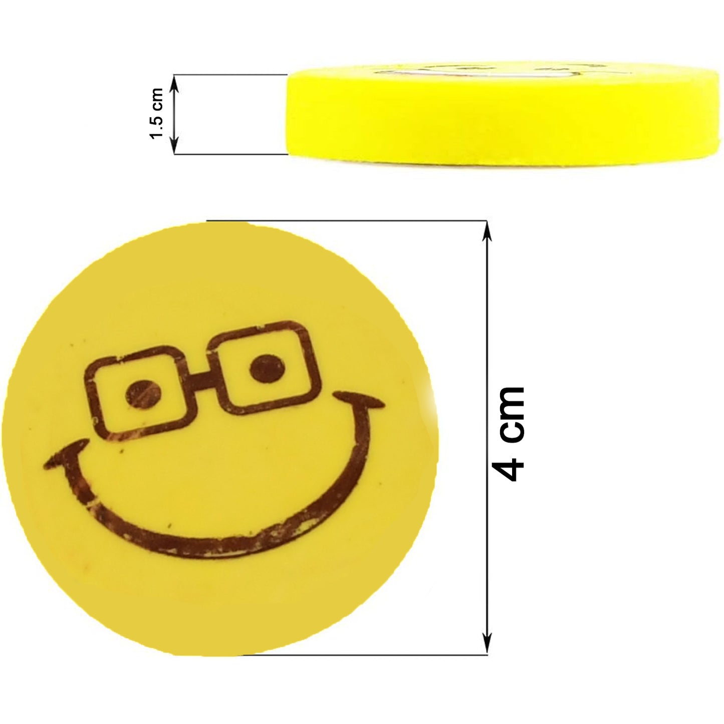 Smiley Design Eraser (1 Pc  Mix Design) - Happy Price - Image 5