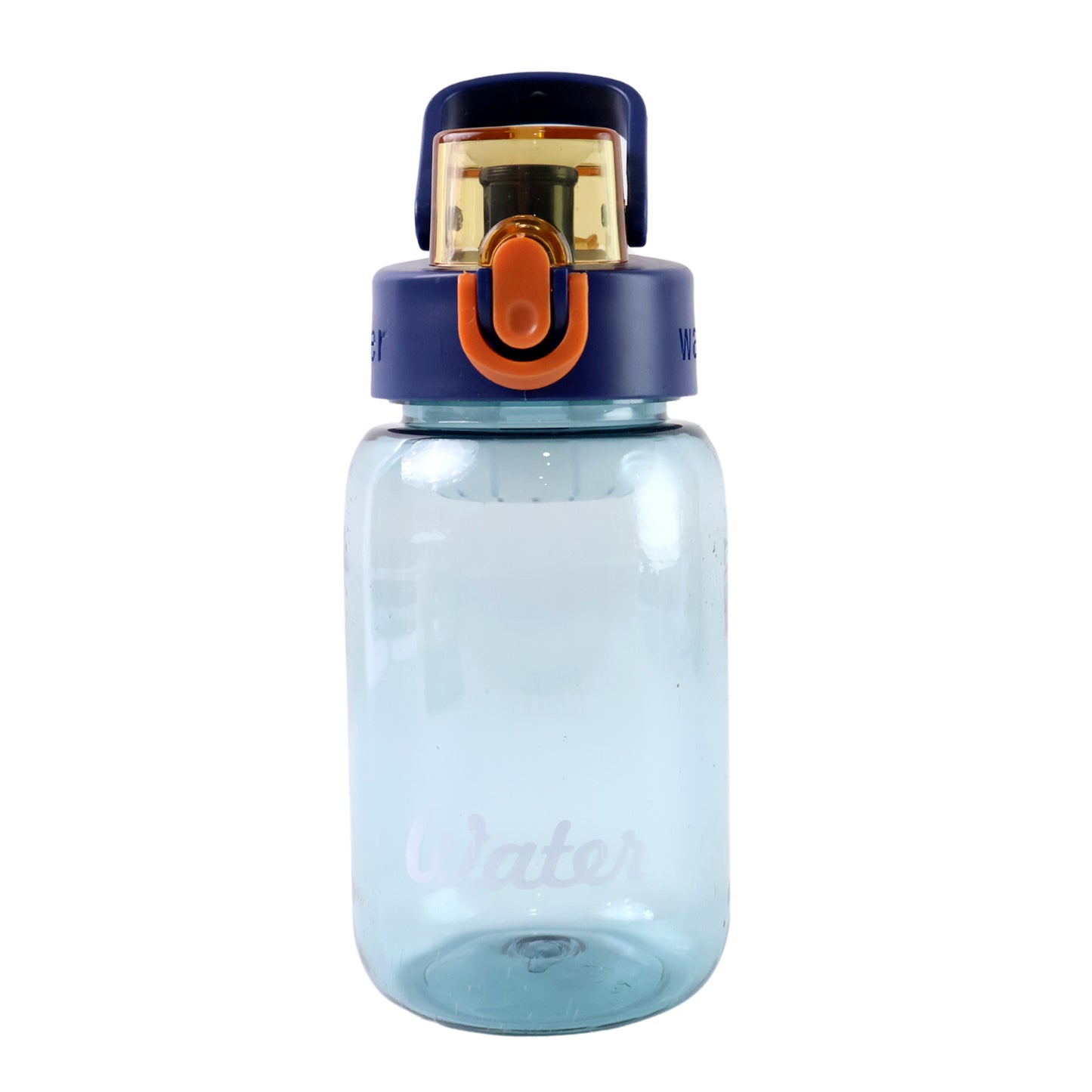 Blue Plastic Leak-proof Flip Cap  Safty Lock Water Bottle (600ml Approx  1 Pc) - Happy Price - Image 4
