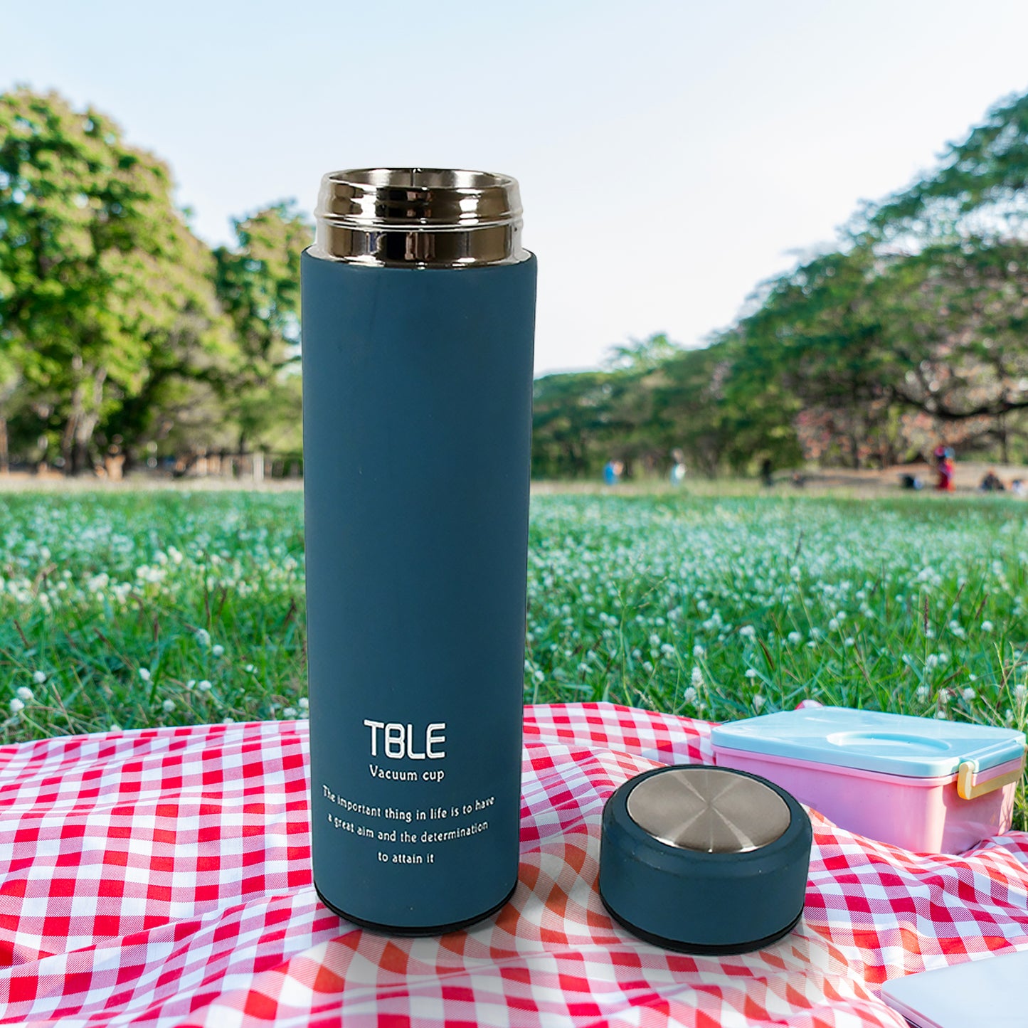 unbreakable Stainless Steel Leak Proof Fridge Water Bottle Cold  Hot Steel Bottle Leak Proof  Office Bottle  Gym  Home  Kitchen  Hiking  Trekking  Travel Bottle (500 Ml) - Happy Price - Image 4