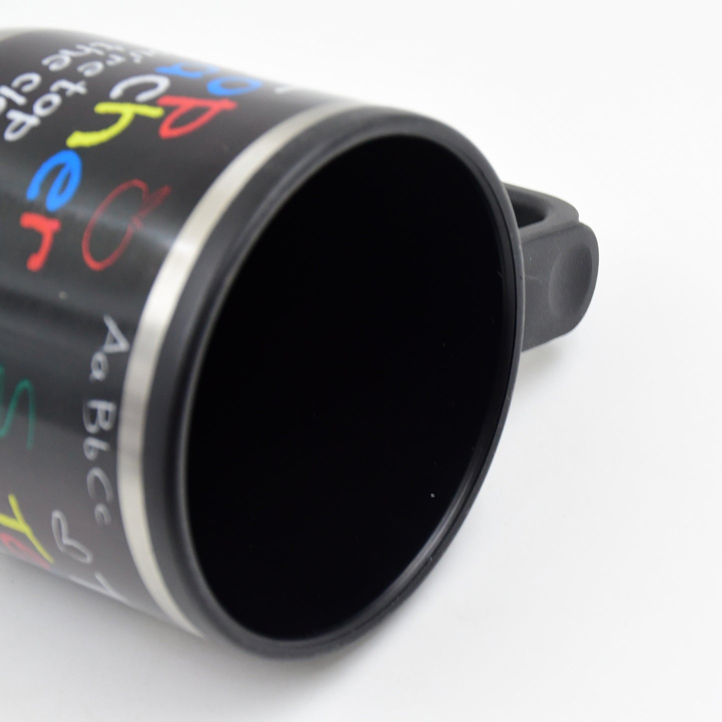 Stainless Steel Vacuum Glass Insulated Glass Coffee Cups Double Walled Travel Mug Car Coffee Mug (With Lid  Handle) - Happy Price - Image 4