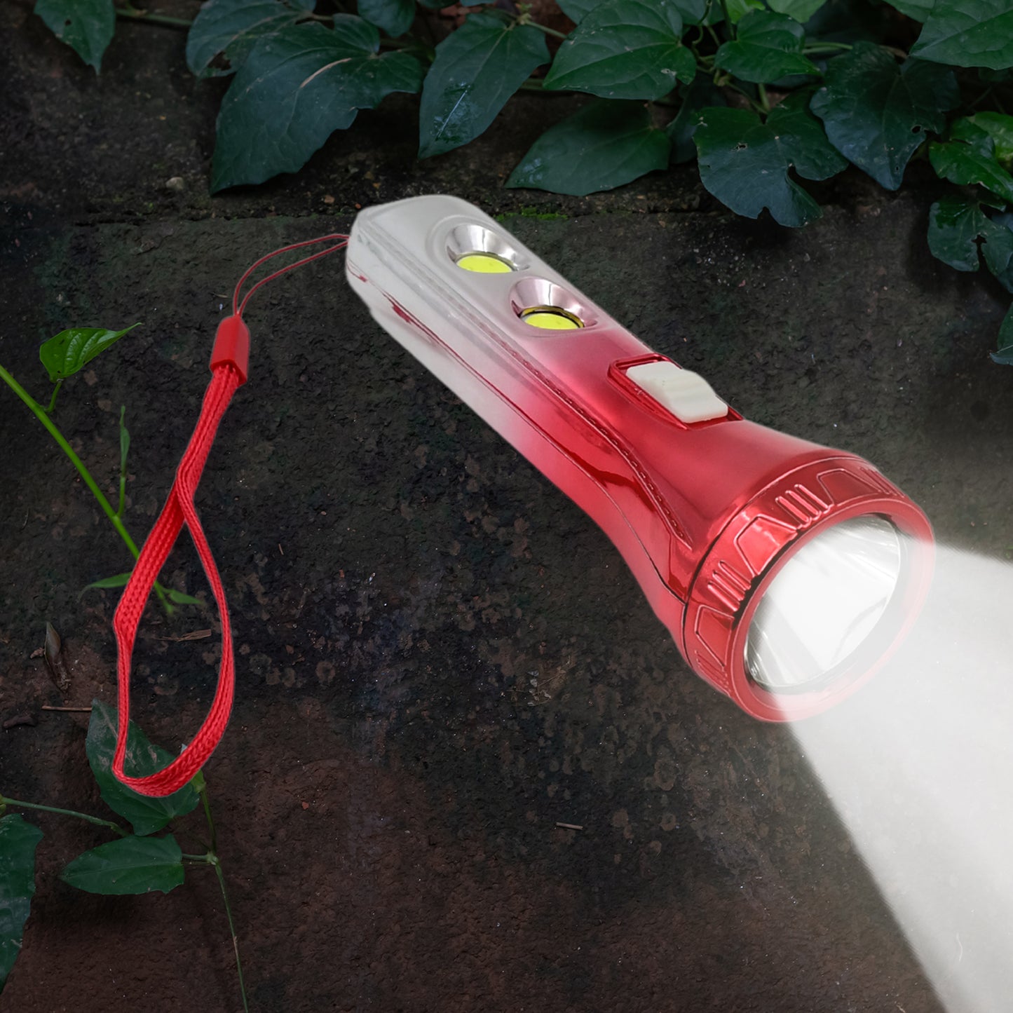 Multi Functional 3 Led Torchlight  Flashlight (1 Pc) - Happy Price - Image 3