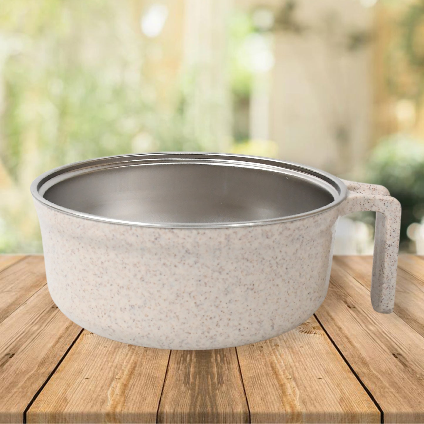 Rice Bowl Noodle 1 Bowl With 1 Lid And Handle Wheat Straw Noodle Bowls With Wheat Straw 1 Fork 2 Chopsticks 1 Spoon For Soup Salad Cooker Snack Set (6 Pcs Set) - Happy Price - Image 6