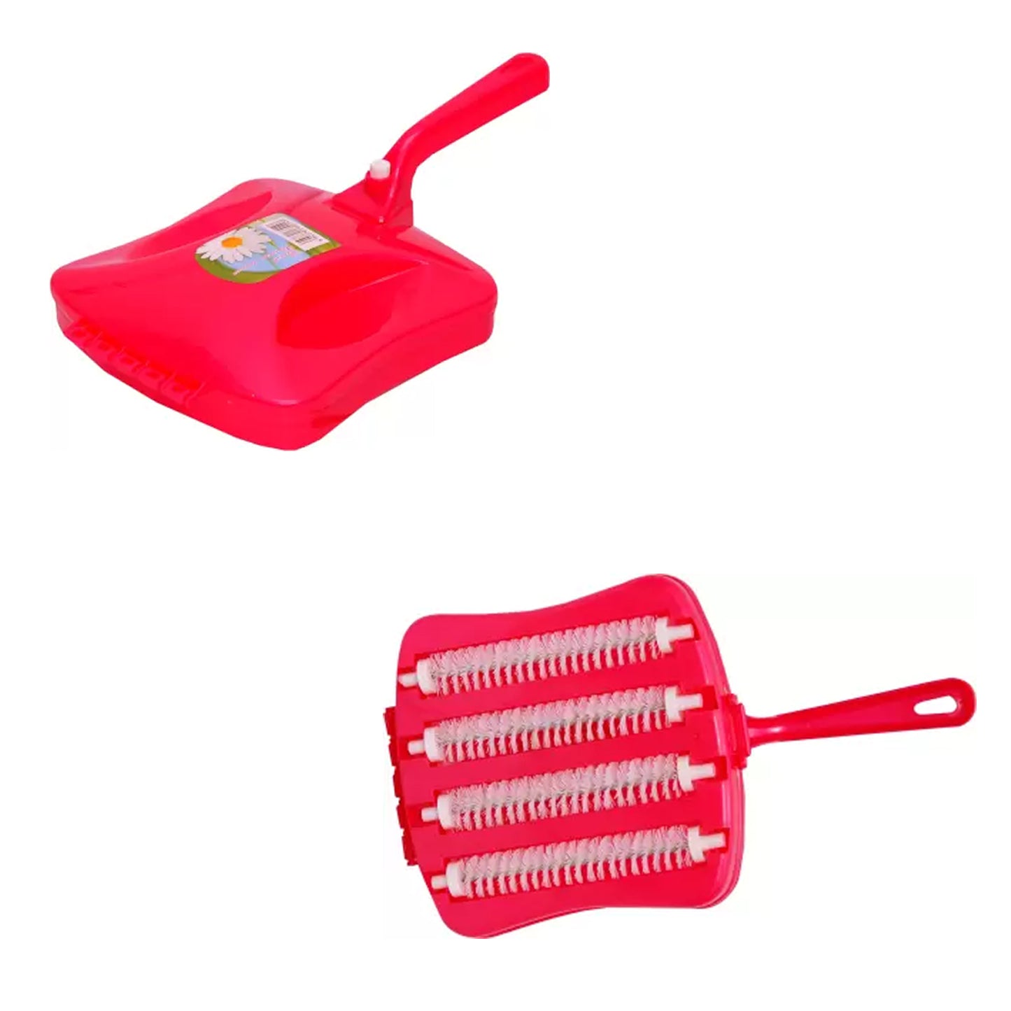 Plastic Handheld Carpet Roller Brush Cleaning With Dust Crumb Collector Wet And Dry Brush - Happy Price - Image 7