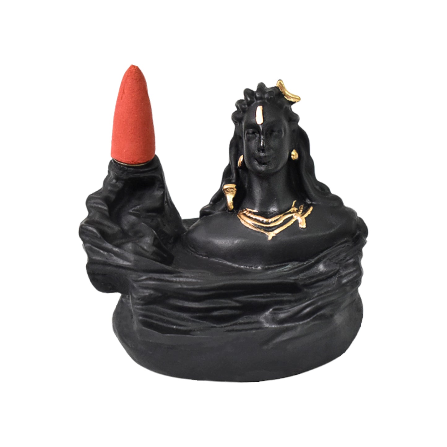 Adiyogi Shiva Backflow Smoke Fountain Incense Holder Burner (1 Pc) - Happy Price - Image 5
