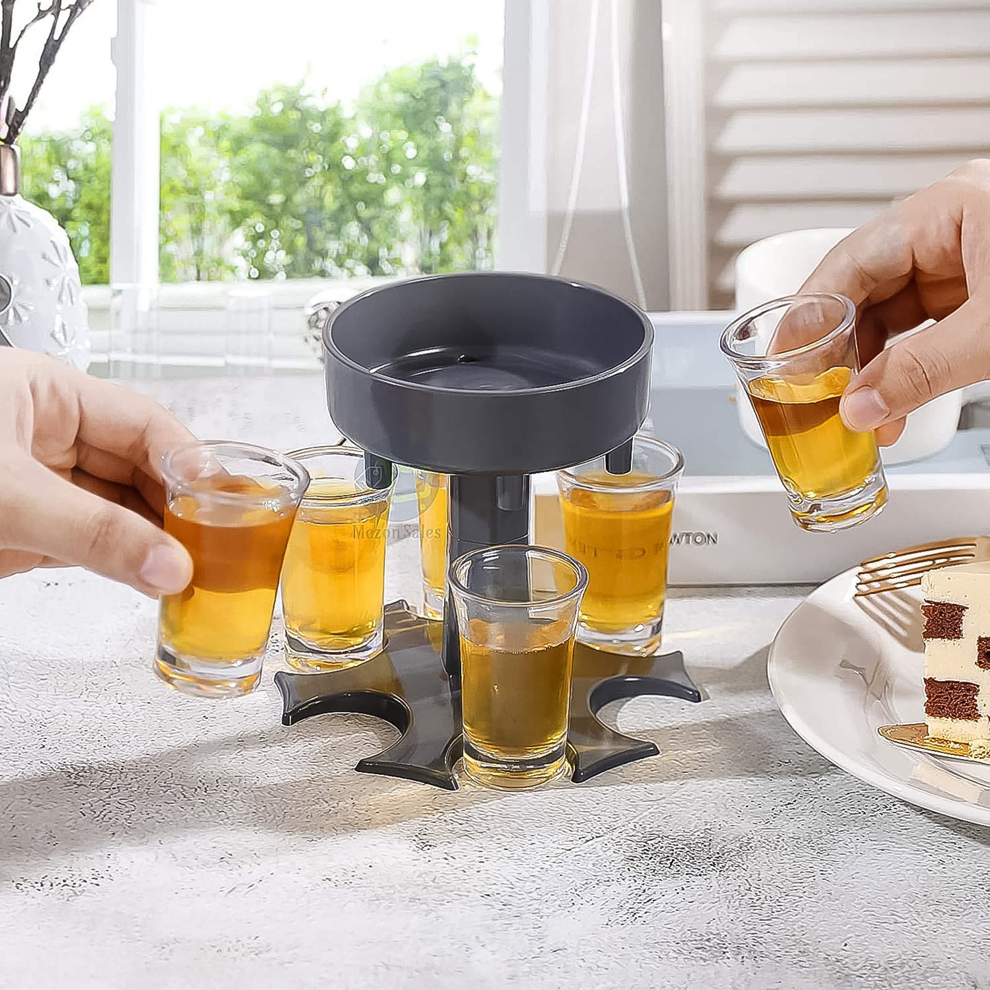 6-port Drink Dispenser Stand (1 Pc) - Happy Price - Image 3