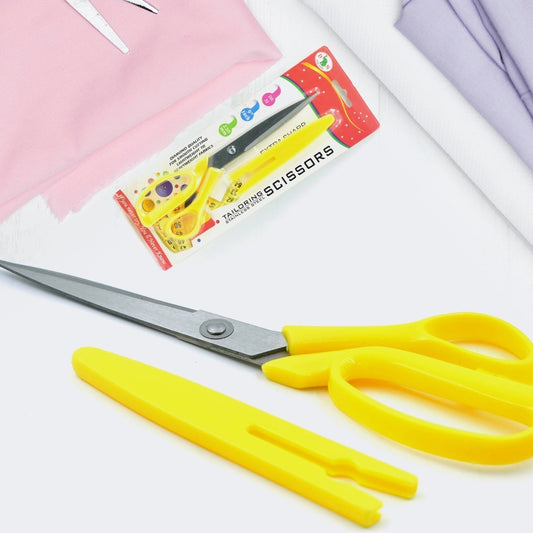 Scissors For Craft Work Paper Cutter Scissor Stainless Steel All Purpose Ergonomic Comfort Grip Office Scissors Craft Shears Sharp Scissors (9 Inch) - Happy Price - Image 1