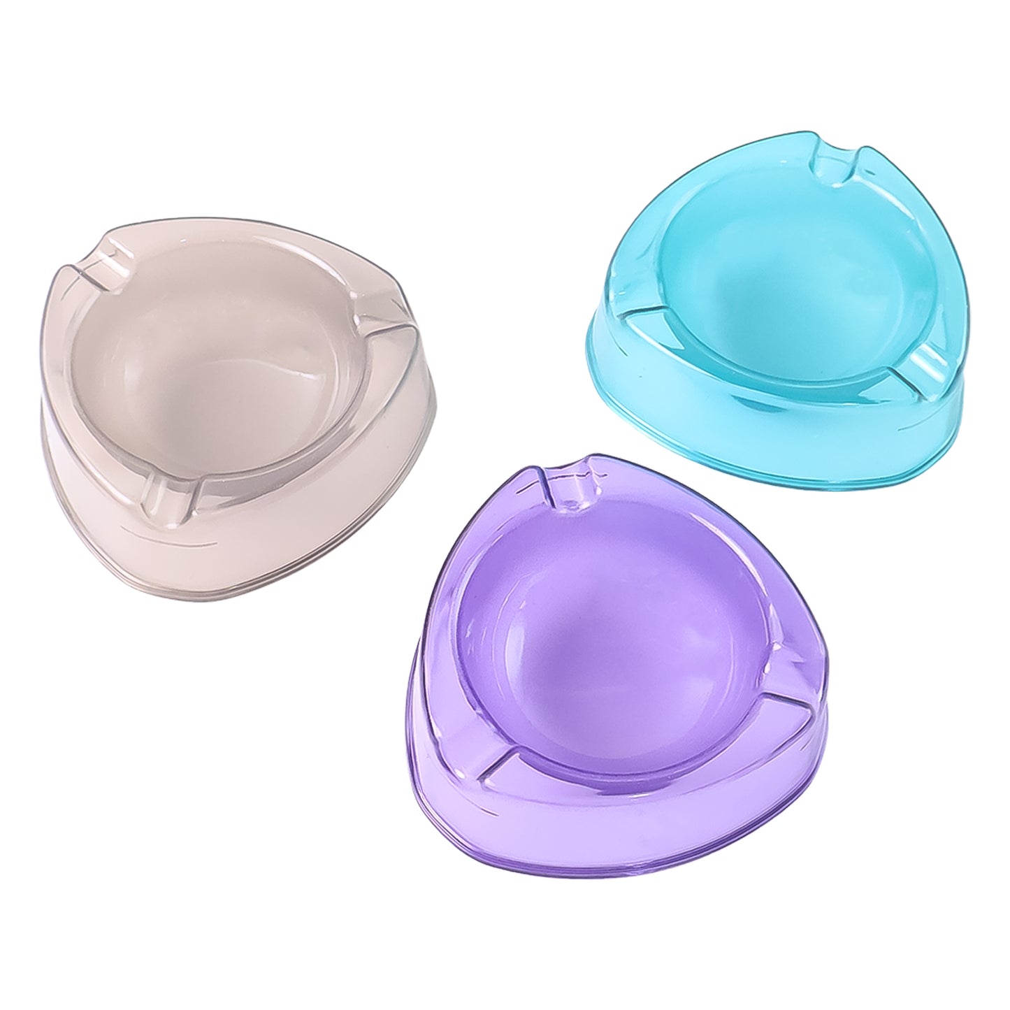 Oblivion Transparent Plastic Ashtray (Mix Color  1 Pc) - Happy Price - Image 4