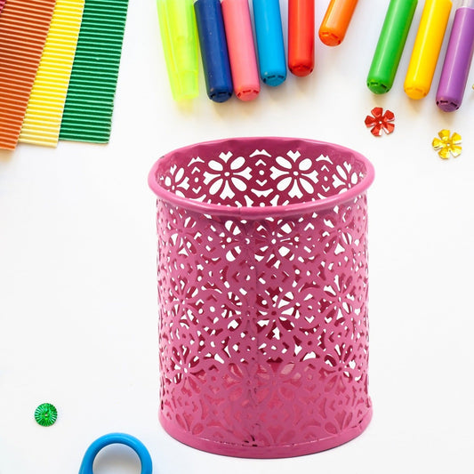 Pen Holder Office Desk Metal Mesh Pen Stand (1 Pc) - Happy Price - Image 1