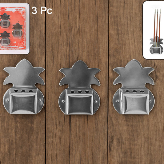 Wall-mount Metal Incense Stick Holders (3 Pc) - Happy Price - Image 1