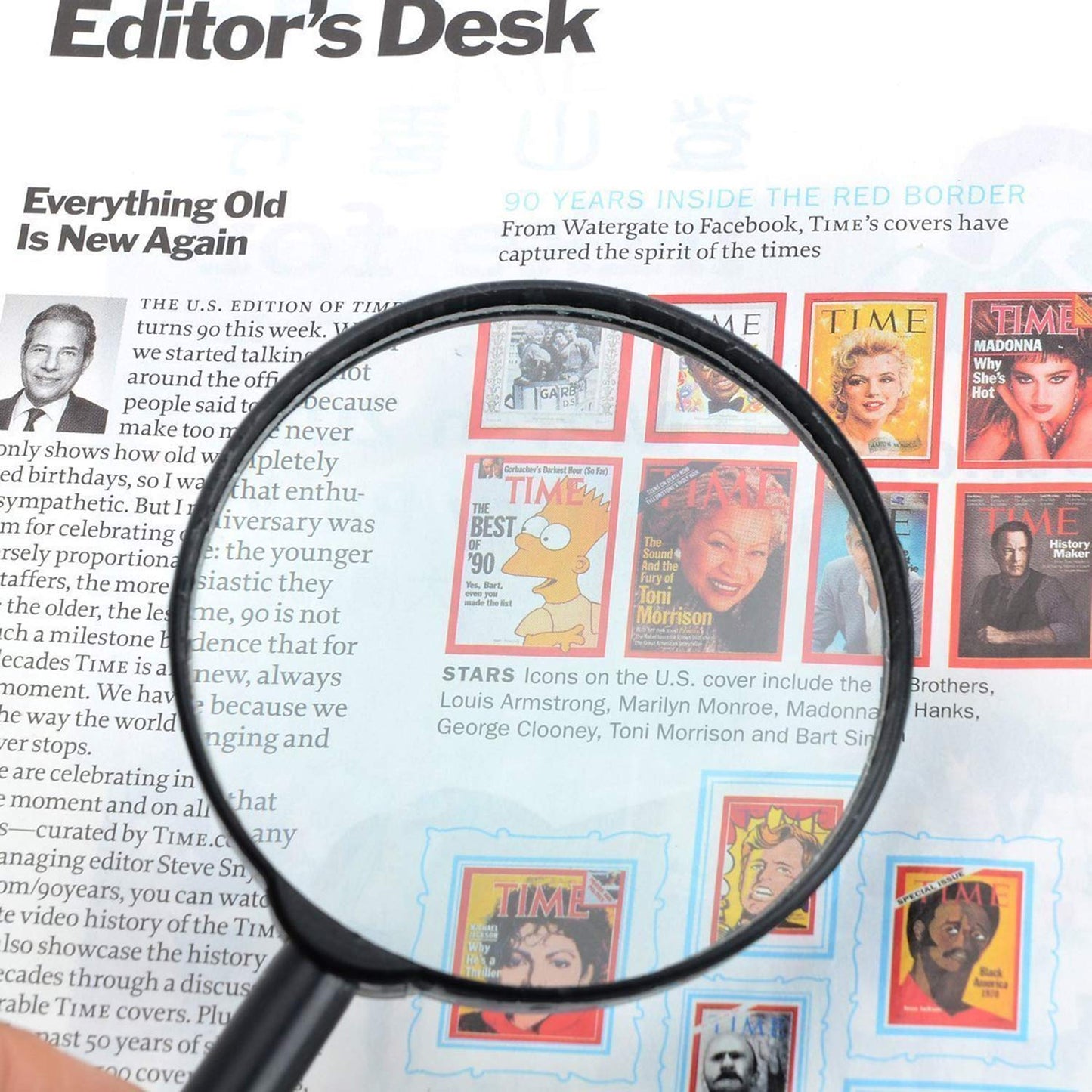 Magnifying Glass Lens - Reading Aid Made Of Glass - Real Glass Magnifying Glass That Can Be Used On Both Sides - Glass Breakage-proof Magnifying Glass Protect Eyes 50 Mm - Happy Price - Image 5