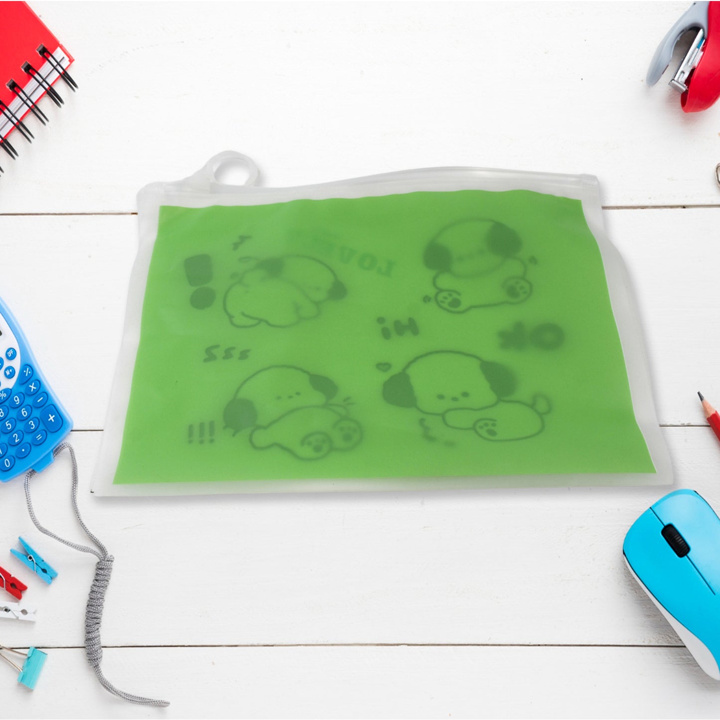 Reusable Multipurpose Pouch Pen Pencil Stationary Case Travel Boys  Girls Pouch With Zip For Travel School Stationary (1 Pc) - Happy Price - Image 4