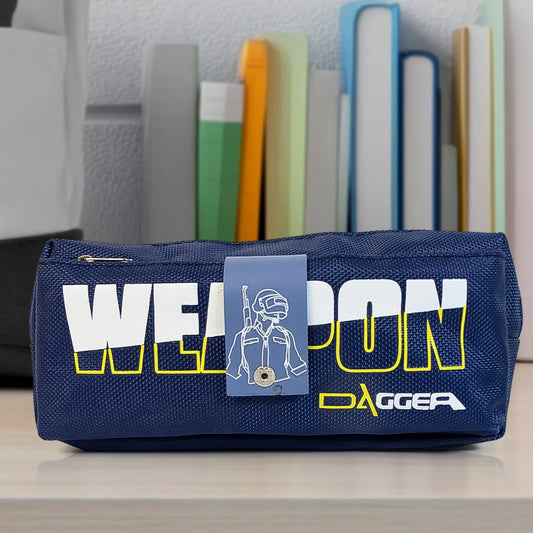 Pencil Pouch With Zipper 1 Pc  2 Compartment) - Happy Price - Image 1