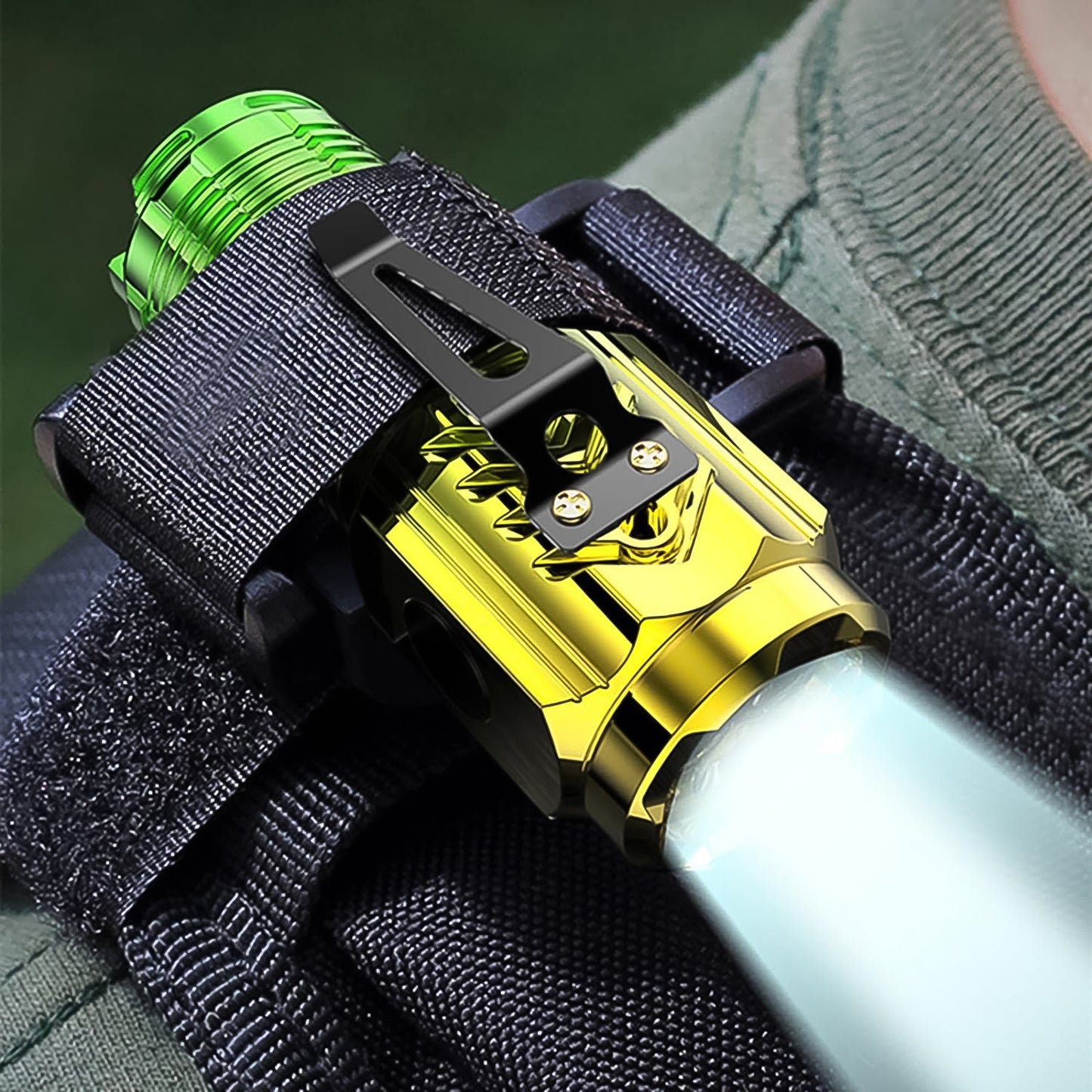 Usb Chargeable Mini 3 Led Flashlight  Torch Light (1 Pc) - Happy Price - Image 3