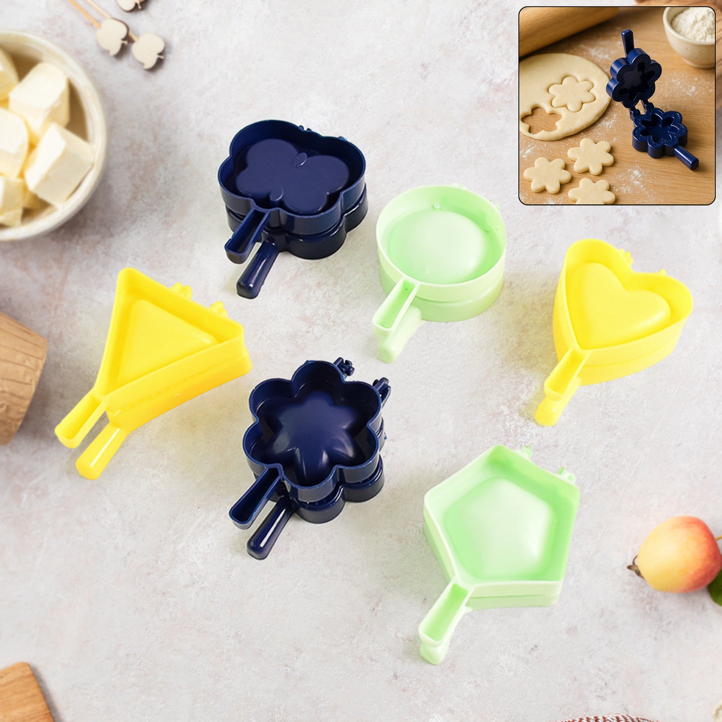 1 Pc Assorted Shape Plastic Snack Mould (Mix Design  1 Pc) - Happy Price - Image 2