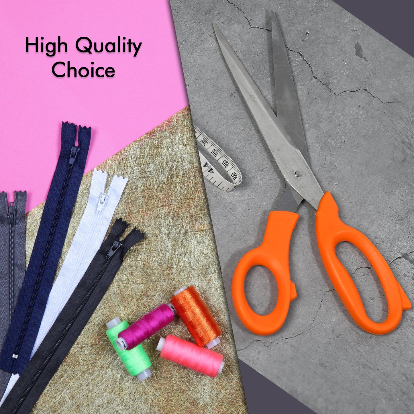 Tailor Scissors And Measuring Tape High Quality Scissor With Flexible Measuring Tape For Tailor  Home Use Scissor - Happy Price - Image 6
