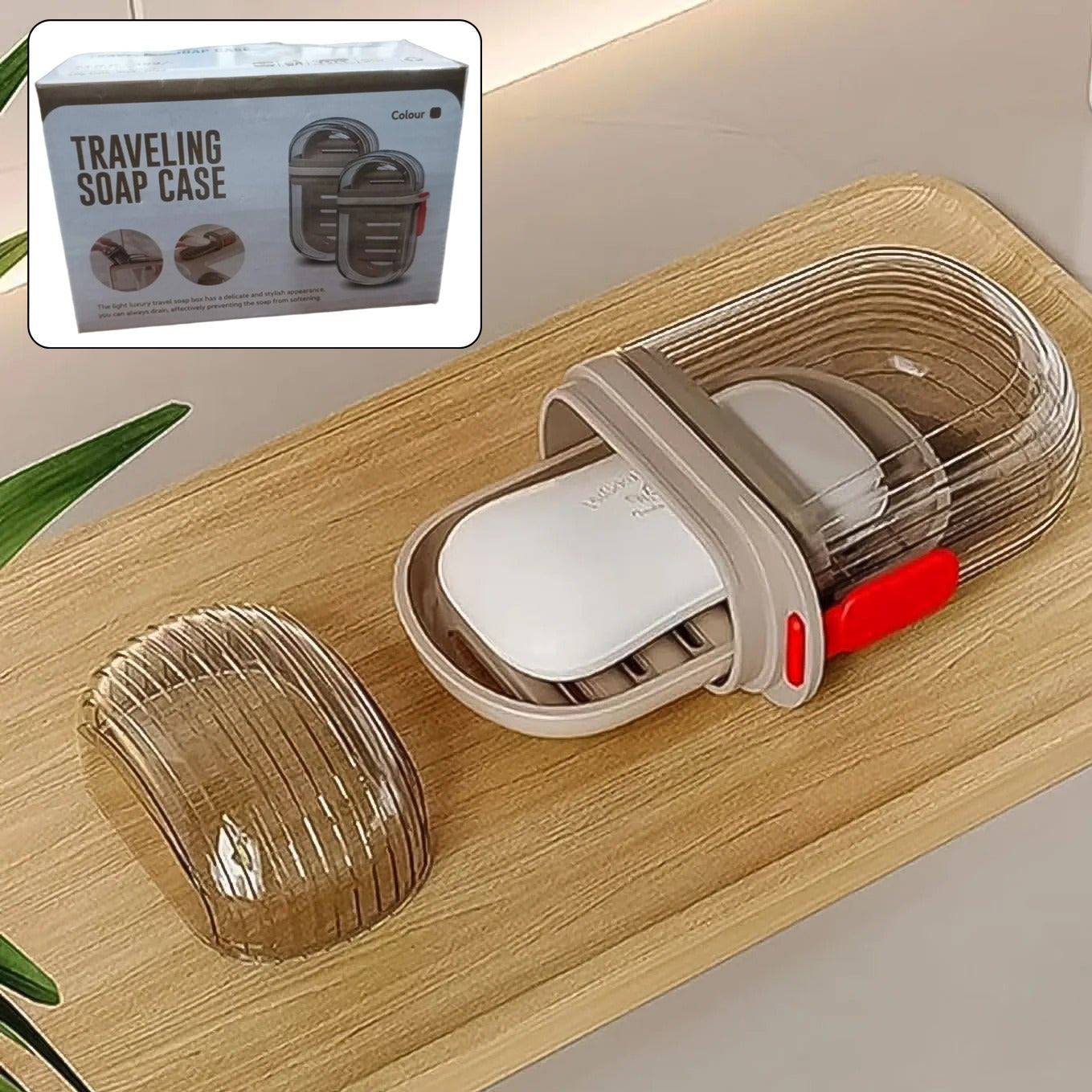 Soap Dishes Soap Box Travel (1 Pc  With Color Box) - Happy Price - Image 1