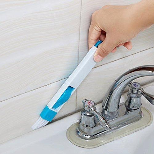 2 In 1 Multi-function Plastic Window Slot Keyboard Wardrobe Dust Removal Cleaning Brush - Happy Price - Image 2
