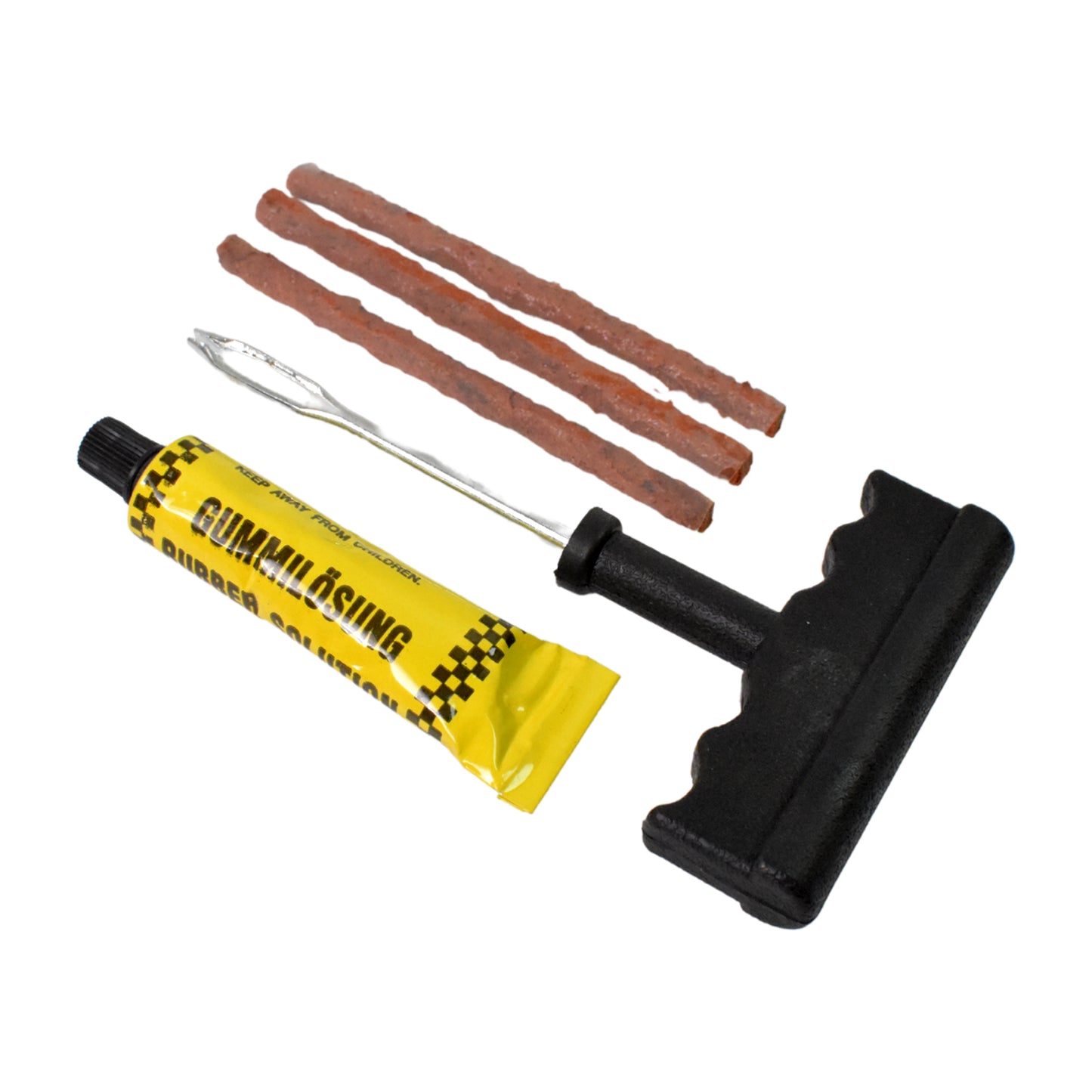 Tyre Puncture Repair Kit With 3 Seal Strips (5 Pcs Set) - Happy Price - Image 4