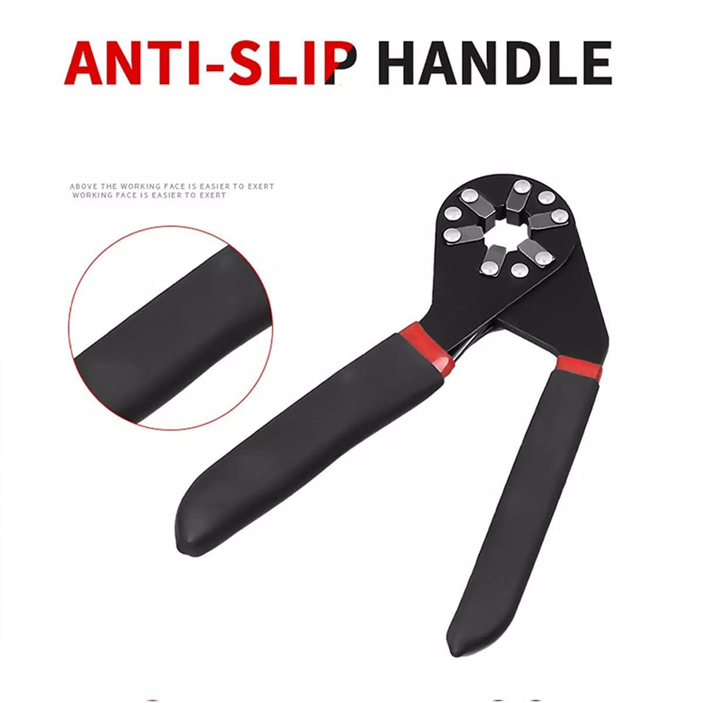 Multi-function Hexagon Universal Wrench Adjustable Bionic Plier Spanner Repair Hand Tool (Small) Single Sided Bionic Wrench Household Repairing Wrench Hand Tool - Happy Price - Image 5