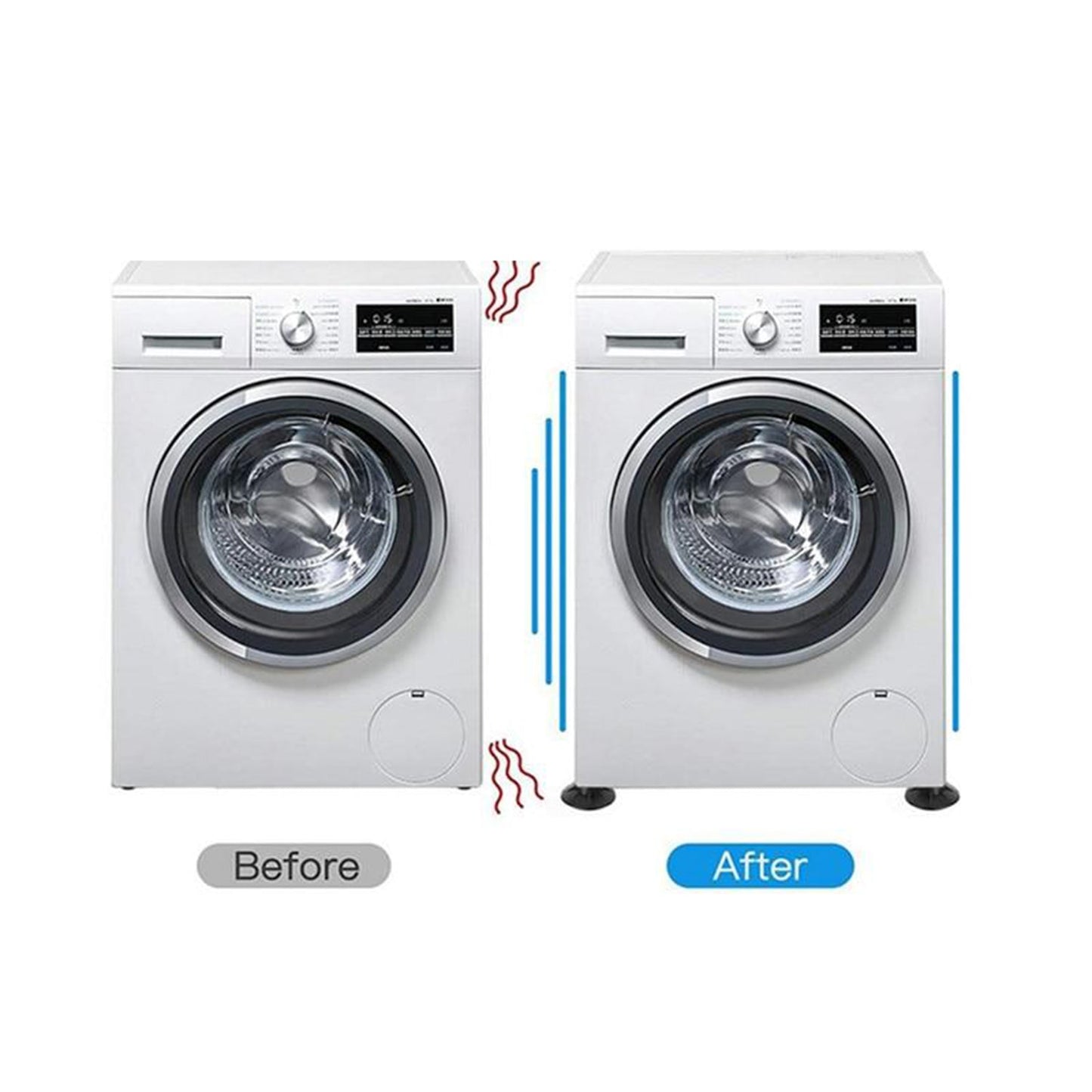 4 Pc Furniture Vibration Pad Used To Hold And Supporting Tables And Stools In All Kinds Of Places Like Household And Official Etc. - Happy Price - Image 6