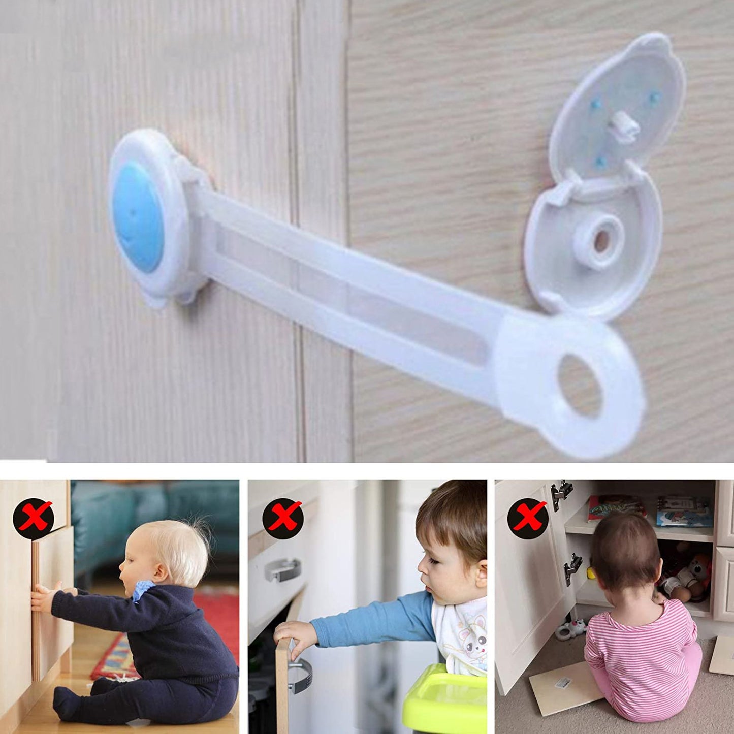 Baby Proofing Child Safety Strap Locks (1pc Only) - Happy Price - Image 2