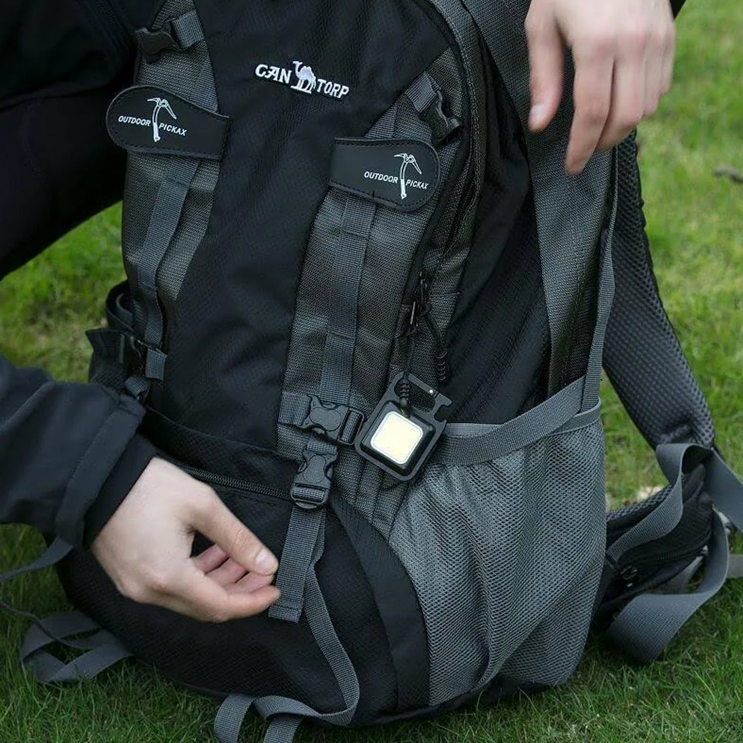 Rechargeable Keychain Mini Flashlight With 4 Light Modesultralight Portable Pocket Light With Folding Bracket Bottle Opener And Magnet Base For Camping Walking - Happy Price - Image 5