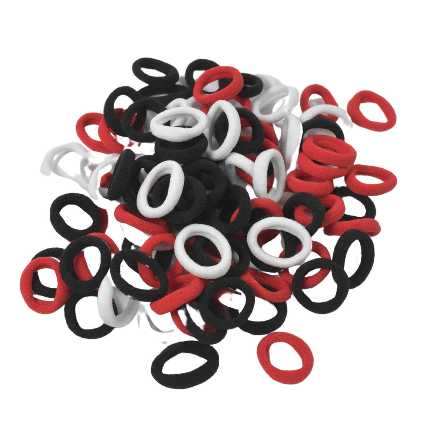 Small Hairbands Bands For Hair Rubber Bands (Pack Of 50  Multicolour) - Happy Price - Image 4