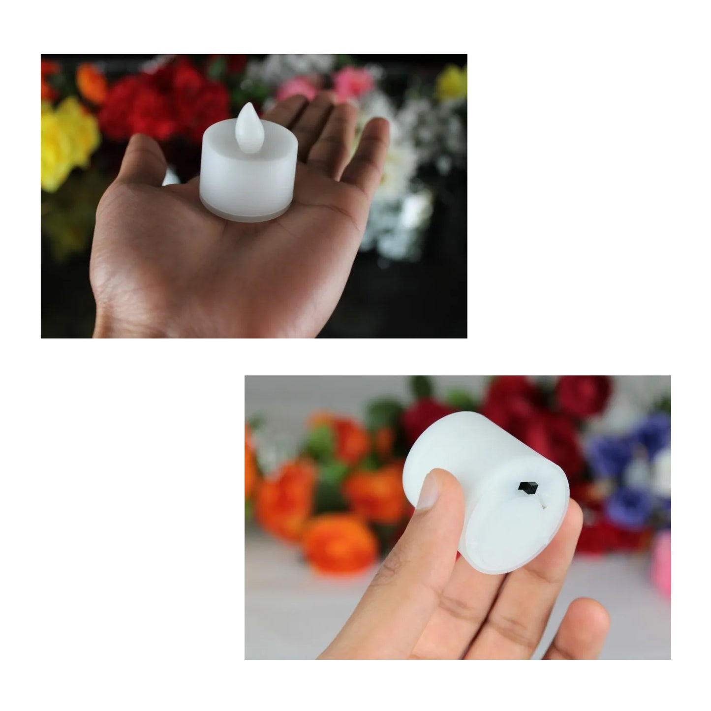 6430 1pc Festival Decorative - Led Tealight Candles  Battery Operated Candle Ideal For Party. - Happy Price - Image 6