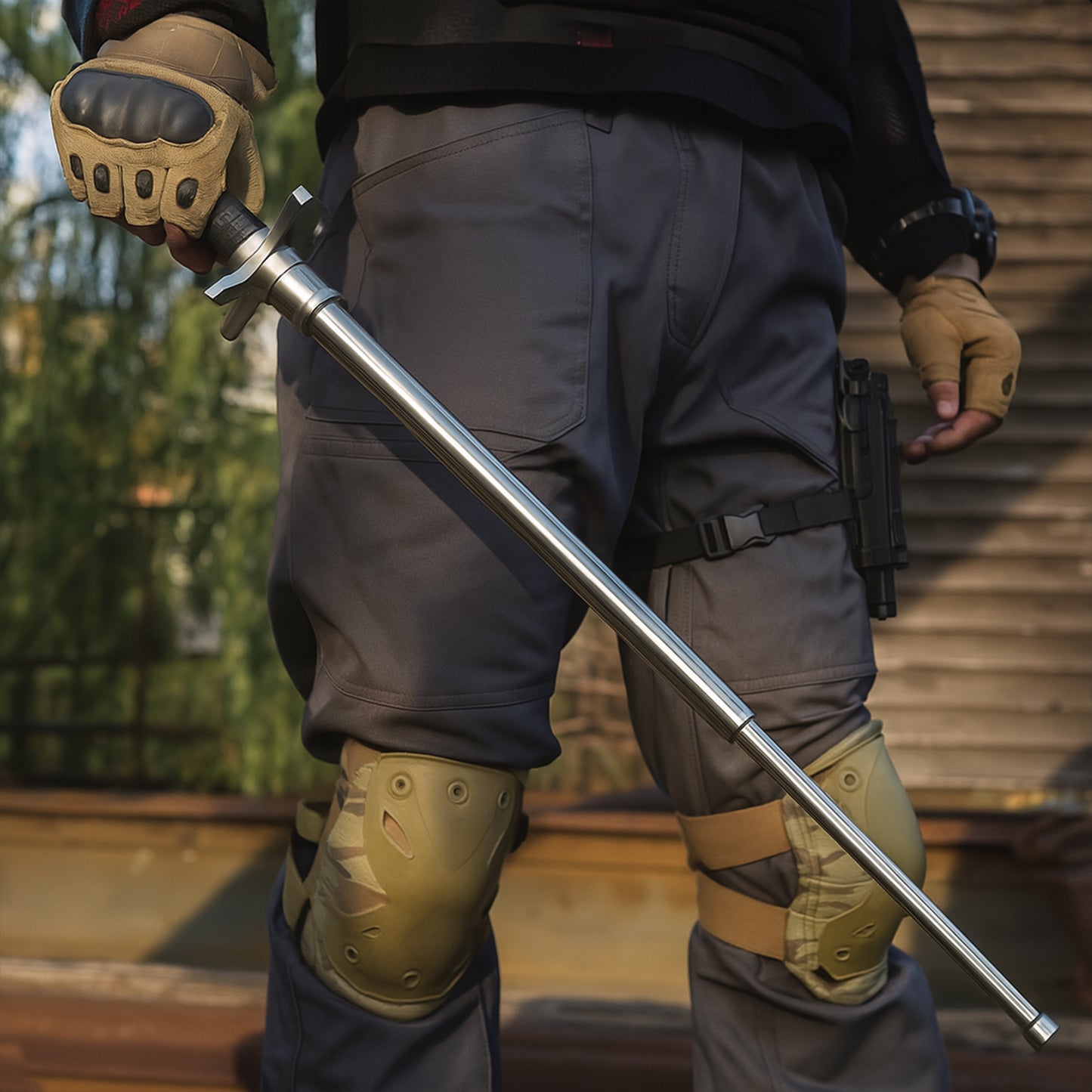 Lightweight Folding Walking Sticks With Nylon Bag Cover (75 Cm) - Happy Price - Image 3