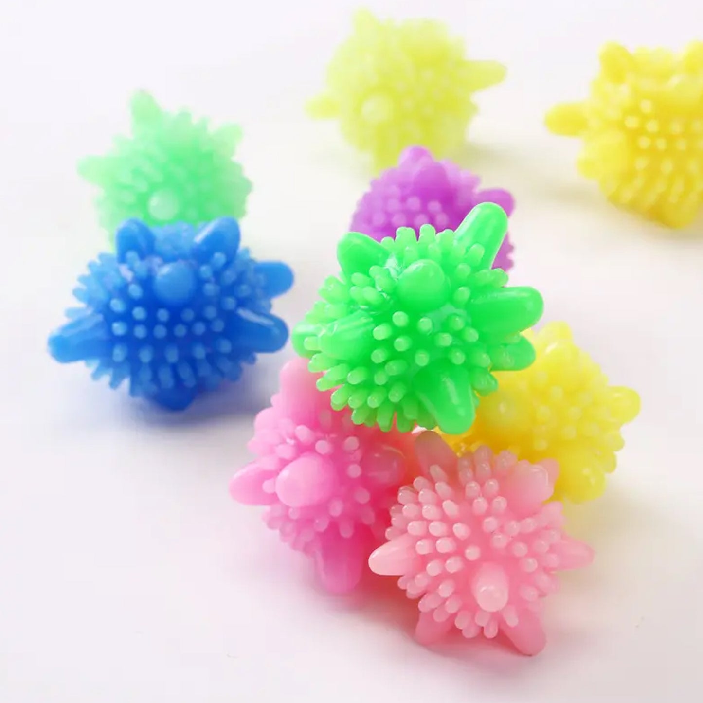 Soft Star Washing Machine Laundry Dryer Balls Laundry Ball For Household Cleaning Washing Machine Clothes Softener (10 Pcs  Multi Color) - Happy Price - Image 6