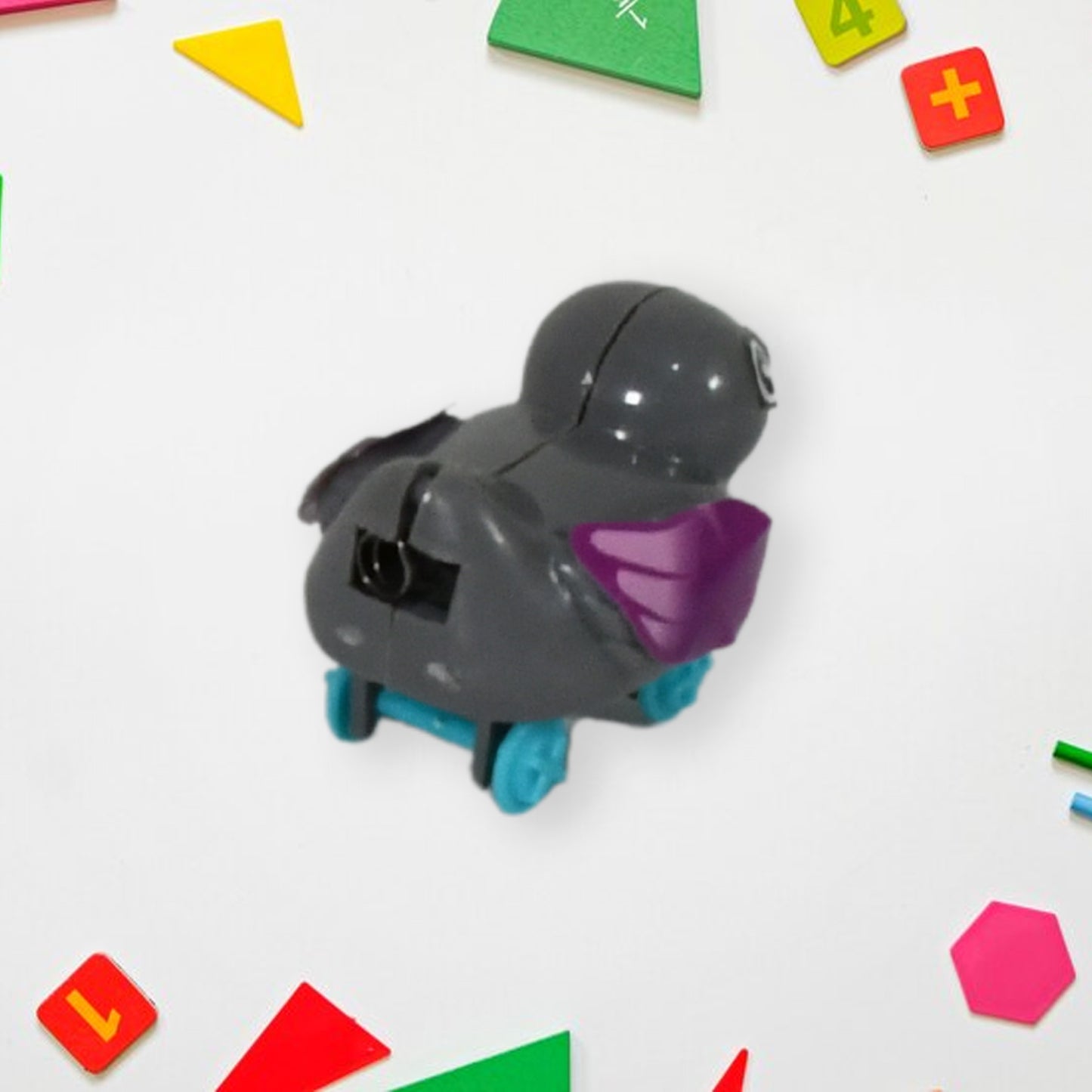 Small Push Back Duck Toy Ejectable Spring Tail Duck Small Diy Duck Toy - Happy Price - Image 5