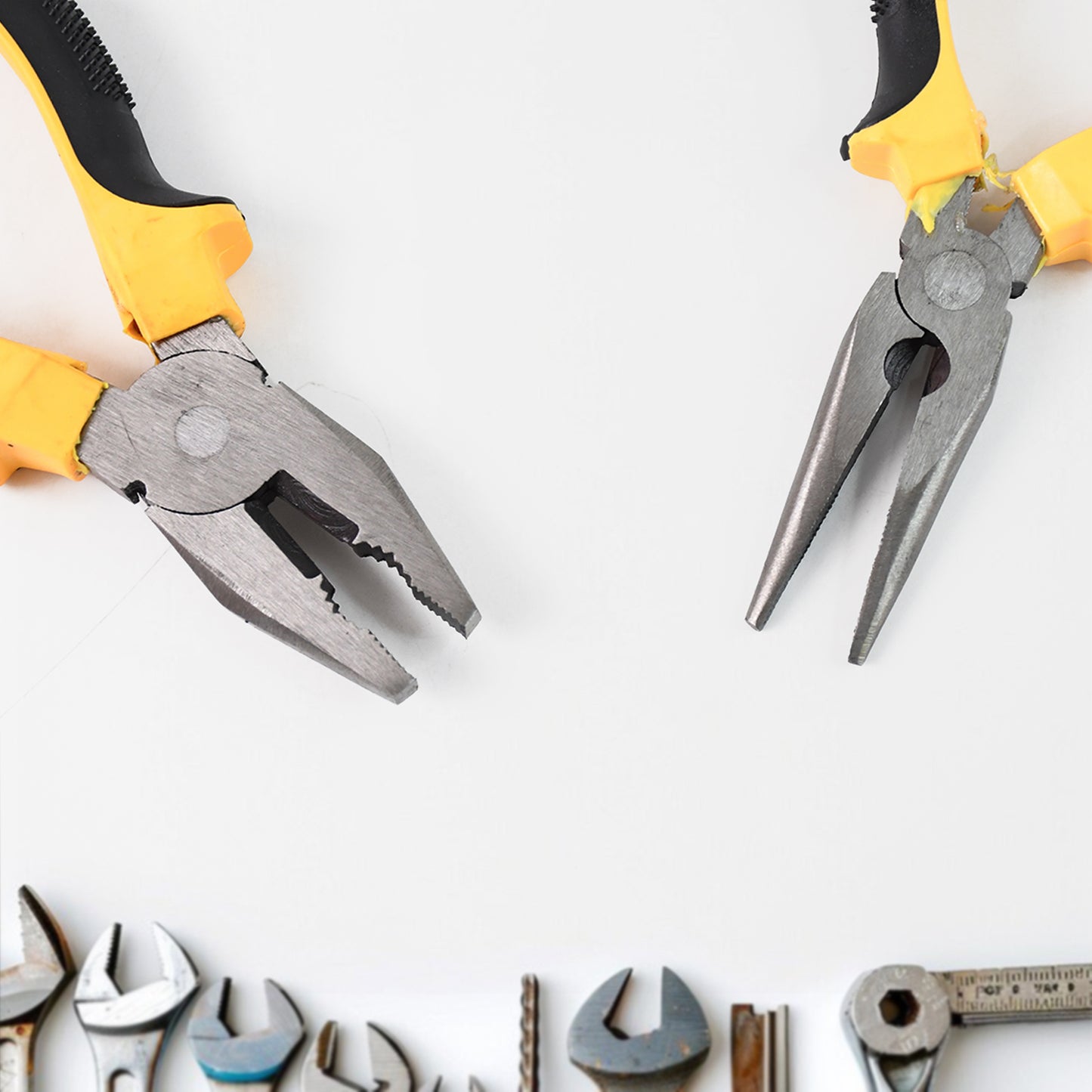 Long Nose Plier And Flat Mouth Plier Combo Tools (2 Pc Set) - Happy Price - Image 3